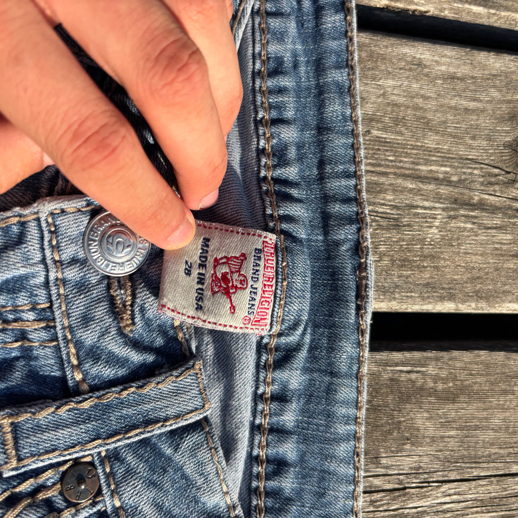 True Religion shorts/ hotpants 00s 90s vintage baddie S52(S)