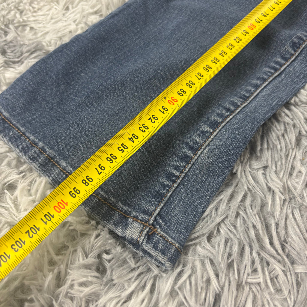 Süße Y2K Bootcut Lowwaist Jeans mit tollen Backprint vintage 00s 90s (S) S15