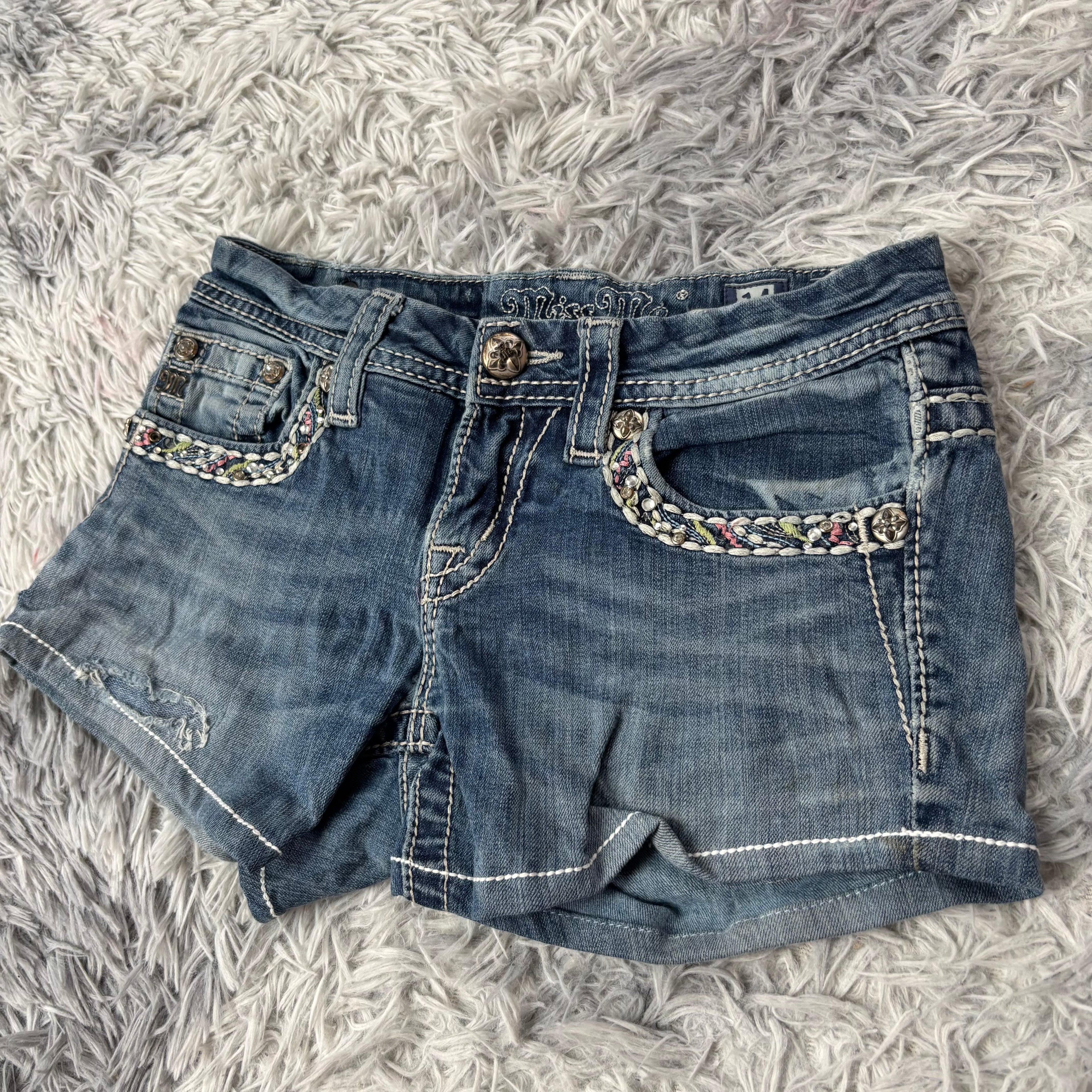 Süße Miss Me Shorts /hotpants vintage 90s 00s. XXXS S4