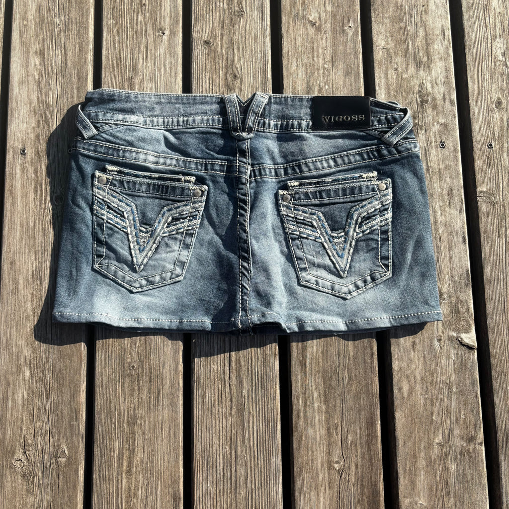 Süßer Y2K Rock mit Backprint für den Sommer /90s 00s vintage baddie (XL) S81