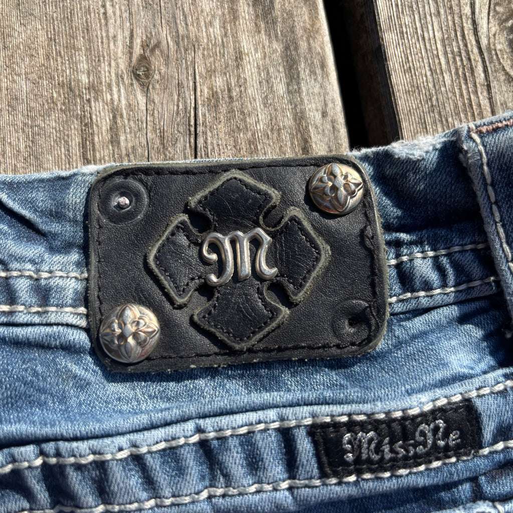 Süße Miss Me Shorts/ Hotpants für Frauen /00s 90s streetwear vintage baddie (M) S67