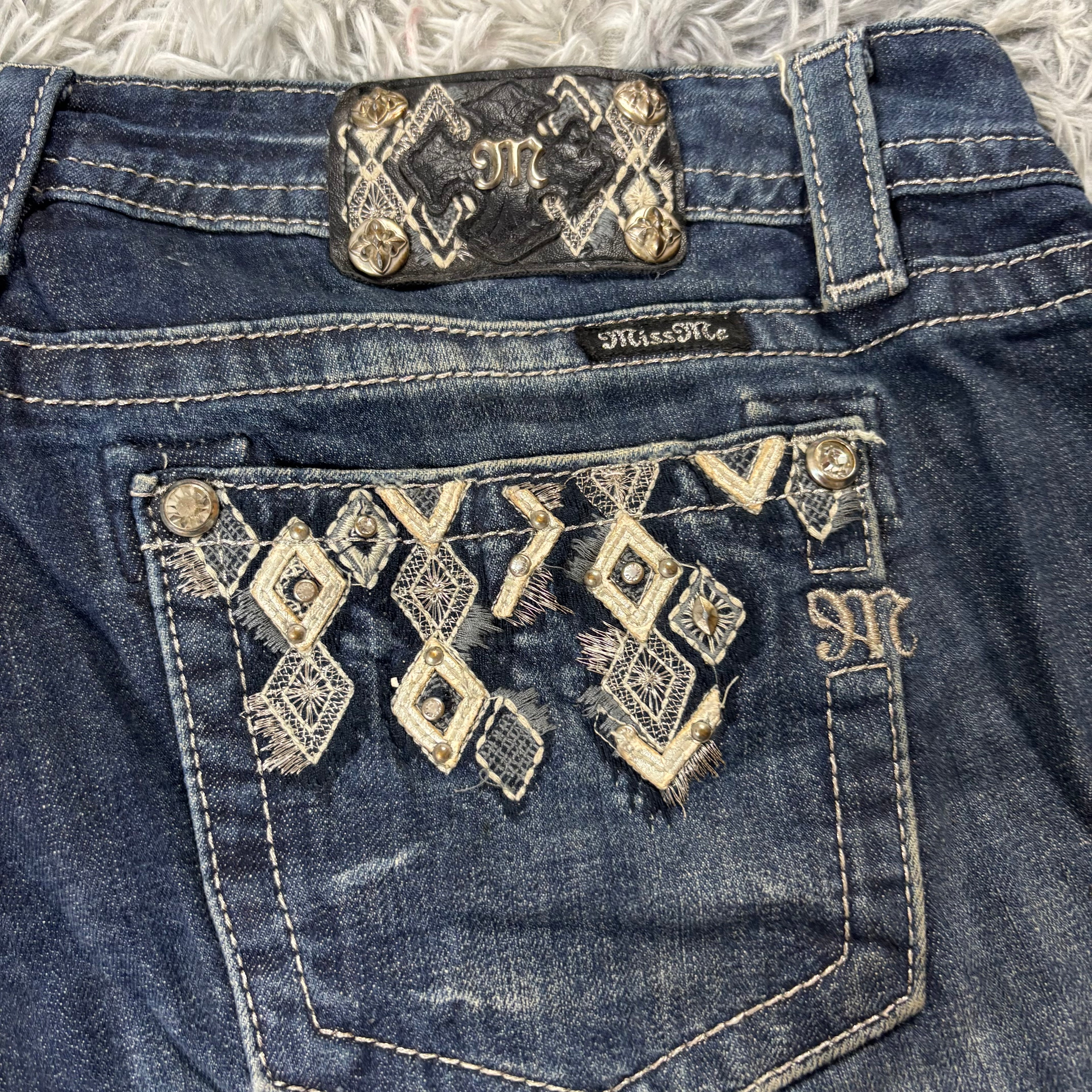 Süße Miss Me Shorts für Frauen /vintage 00s 90s style XXL S7