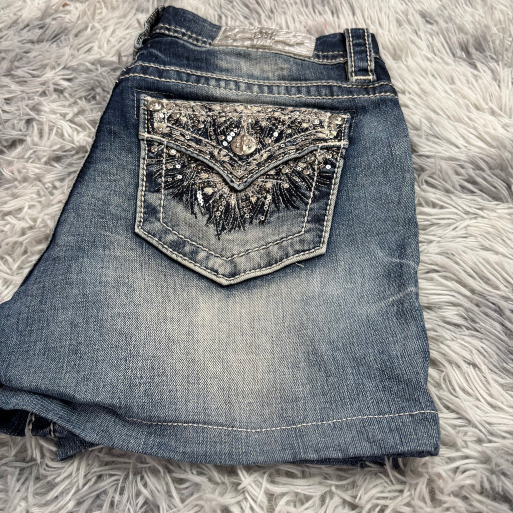 Miss me Shorts / Hotpants mit  besonderem Backprint
