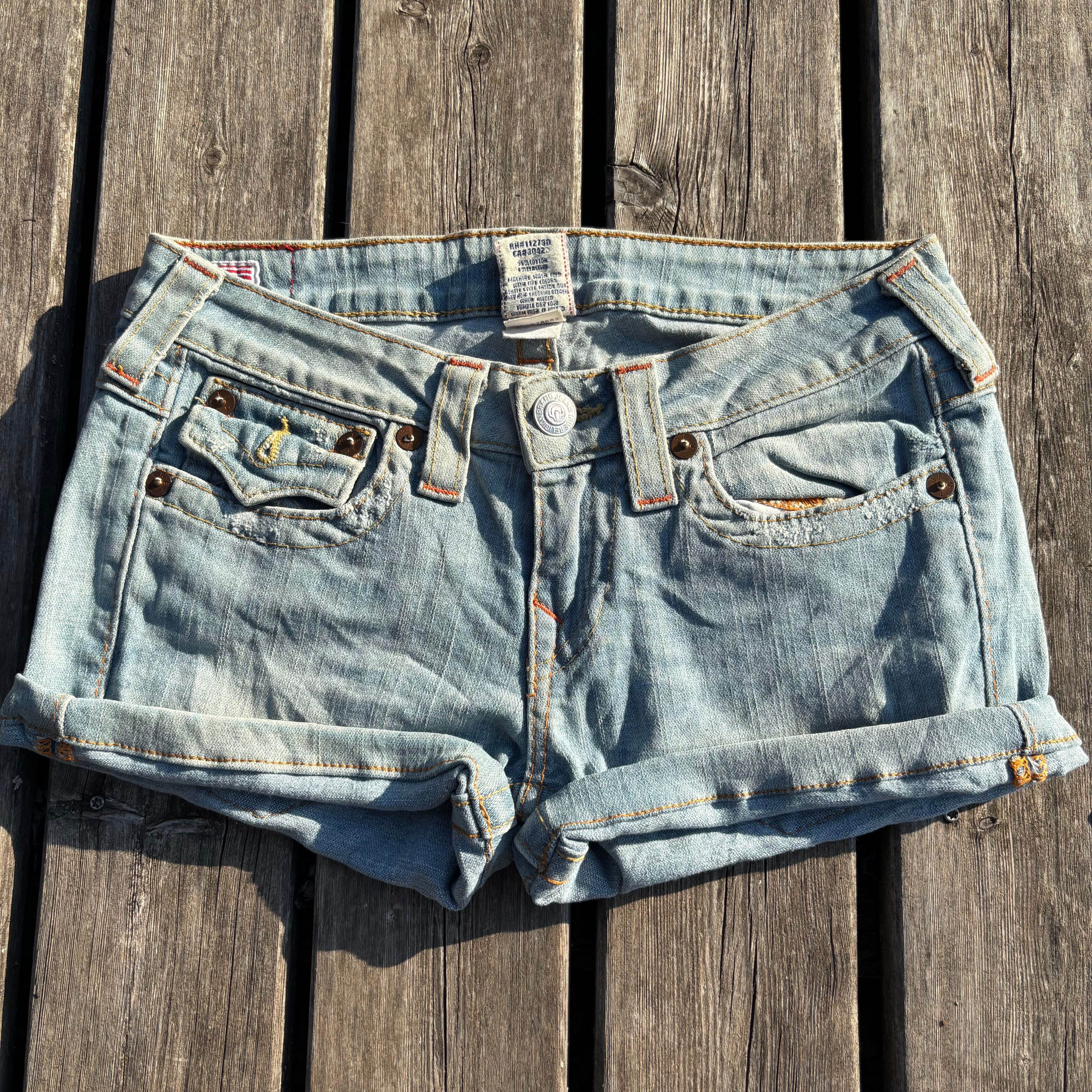 Süße True Religion Shorts / hotpants women 00s 90s vintage baddie (XS-S) S56