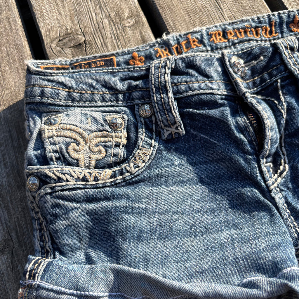 Rock Revival Shorts Hotpants /women 00s 90s vintage baddie (XS) S54