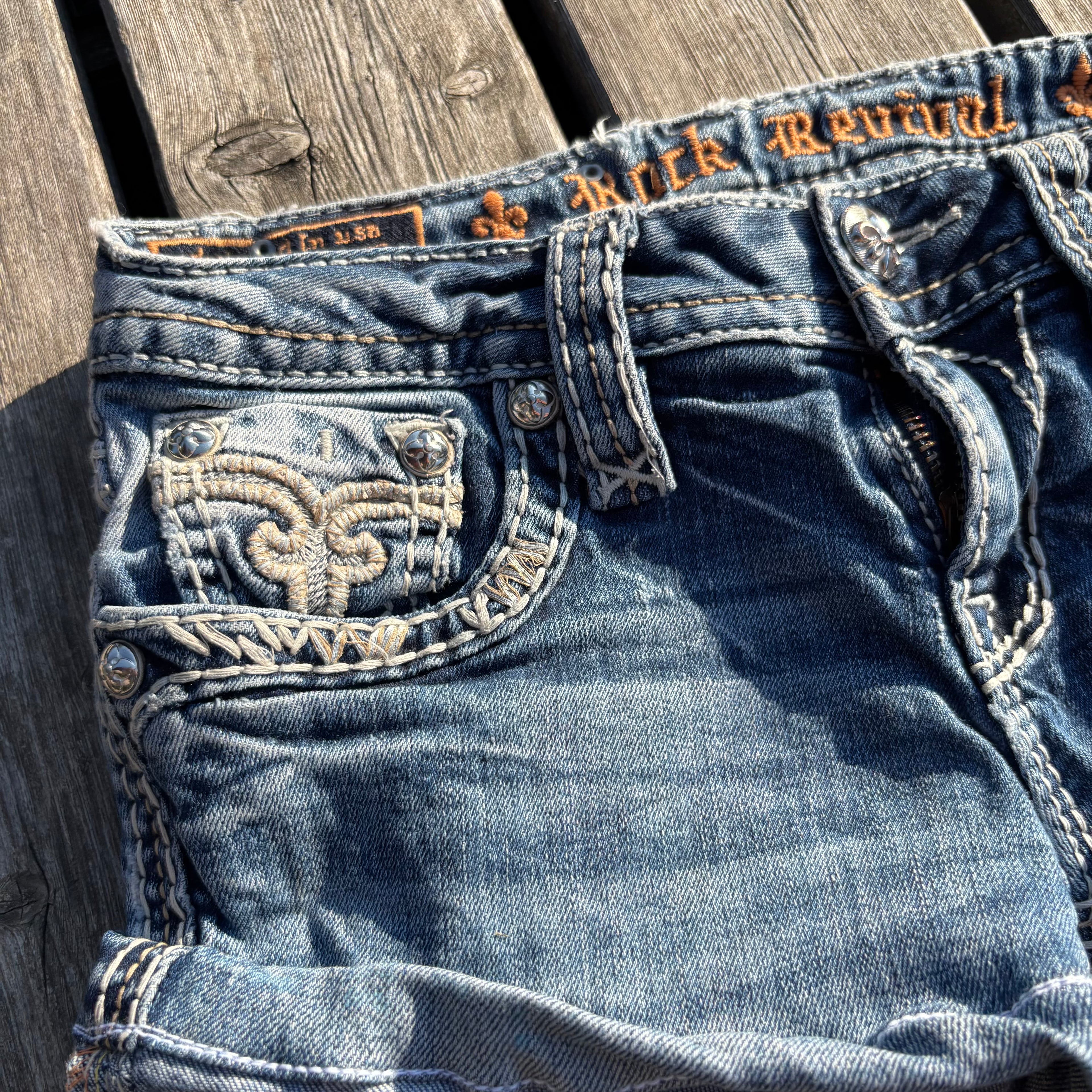 Rock Revival Shorts Hotpants /women 00s 90s vintage baddie (XS) S54