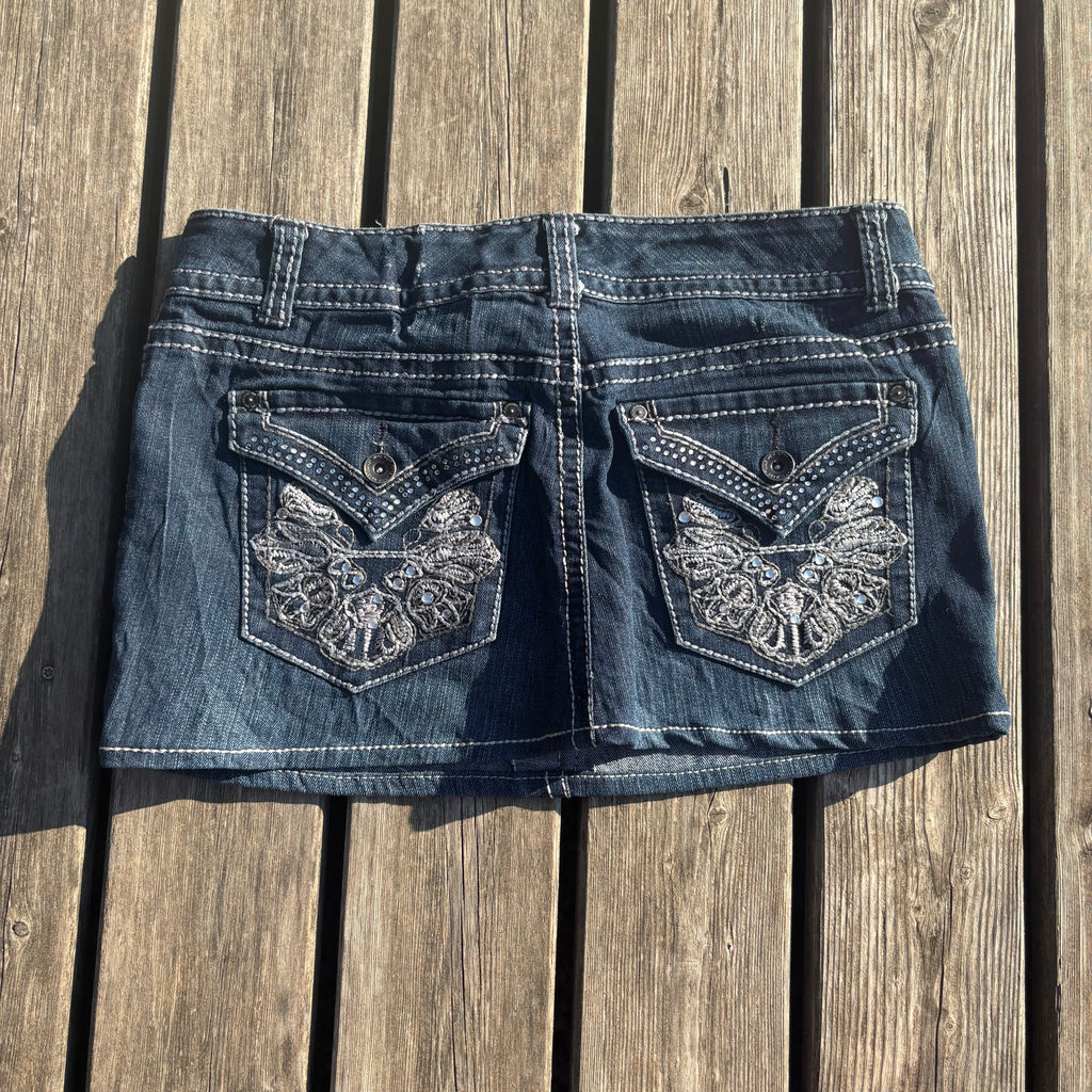 Süßer Y2K Rock mit Backprint für den Sommer /90s 00s vintage baddie(L) S86