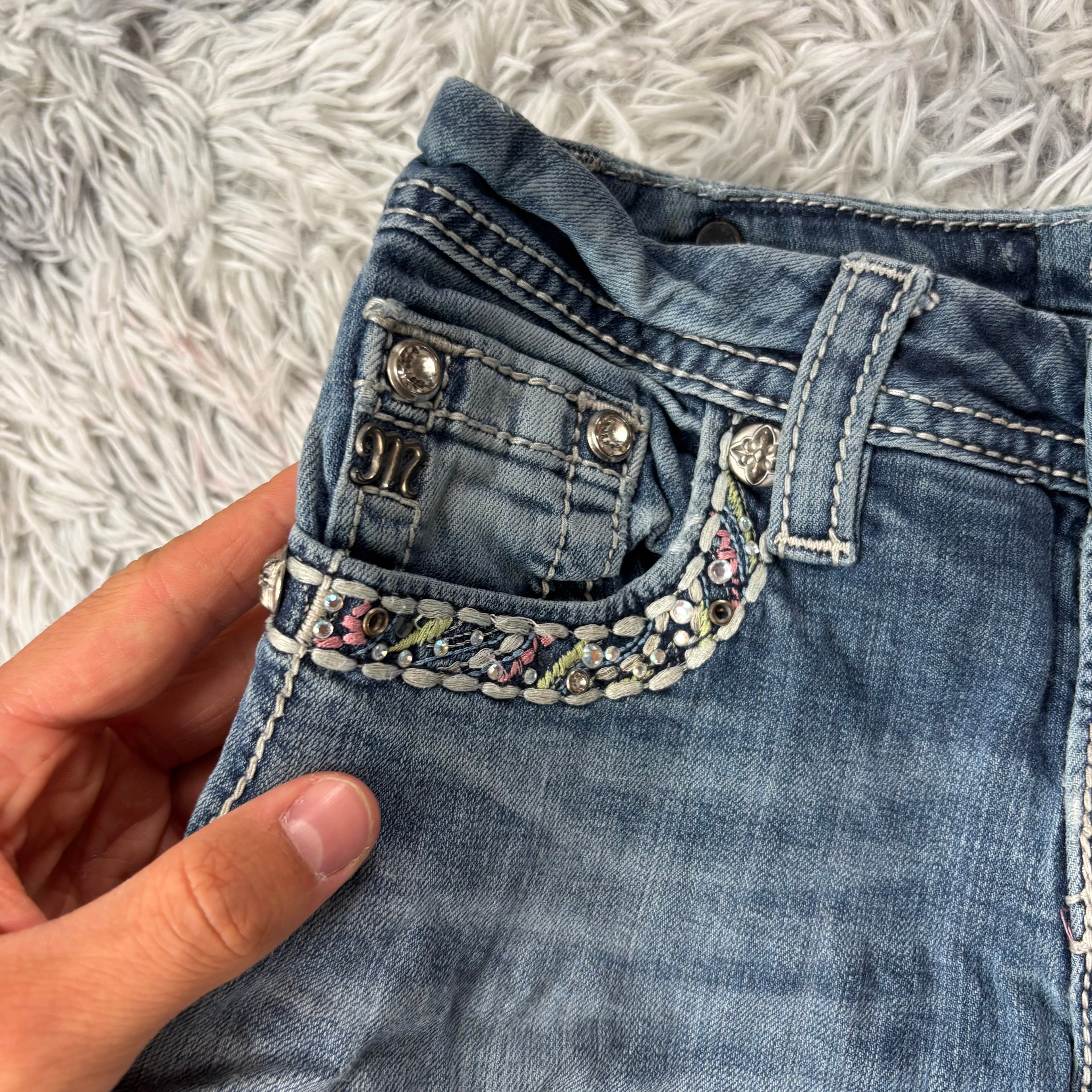 Süße Miss Me Shorts /hotpants vintage 90s 00s. XXXS S4