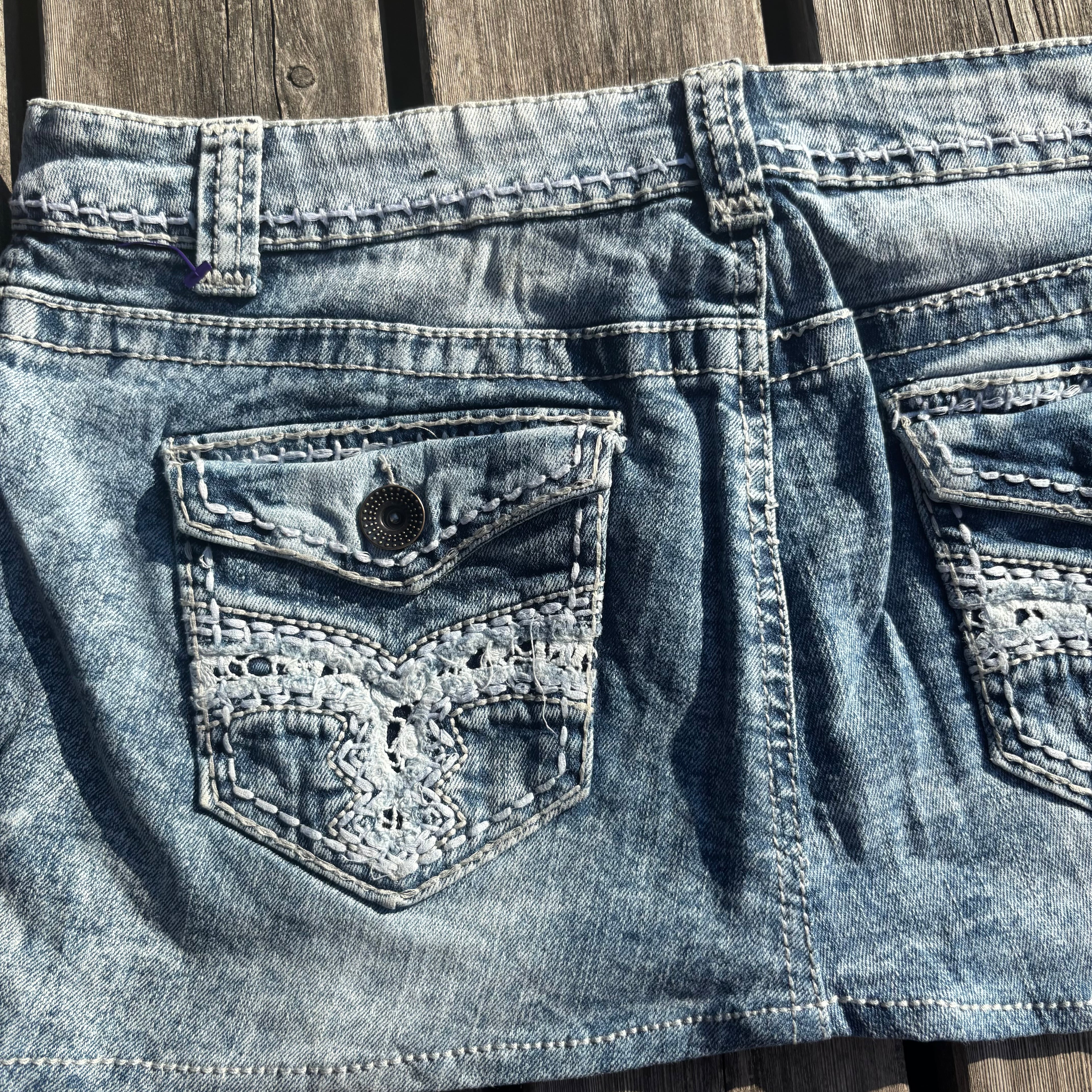 Süßer Y2K Rock mit Backprint für den Sommer /90s 00s vintage baddie (L) S82