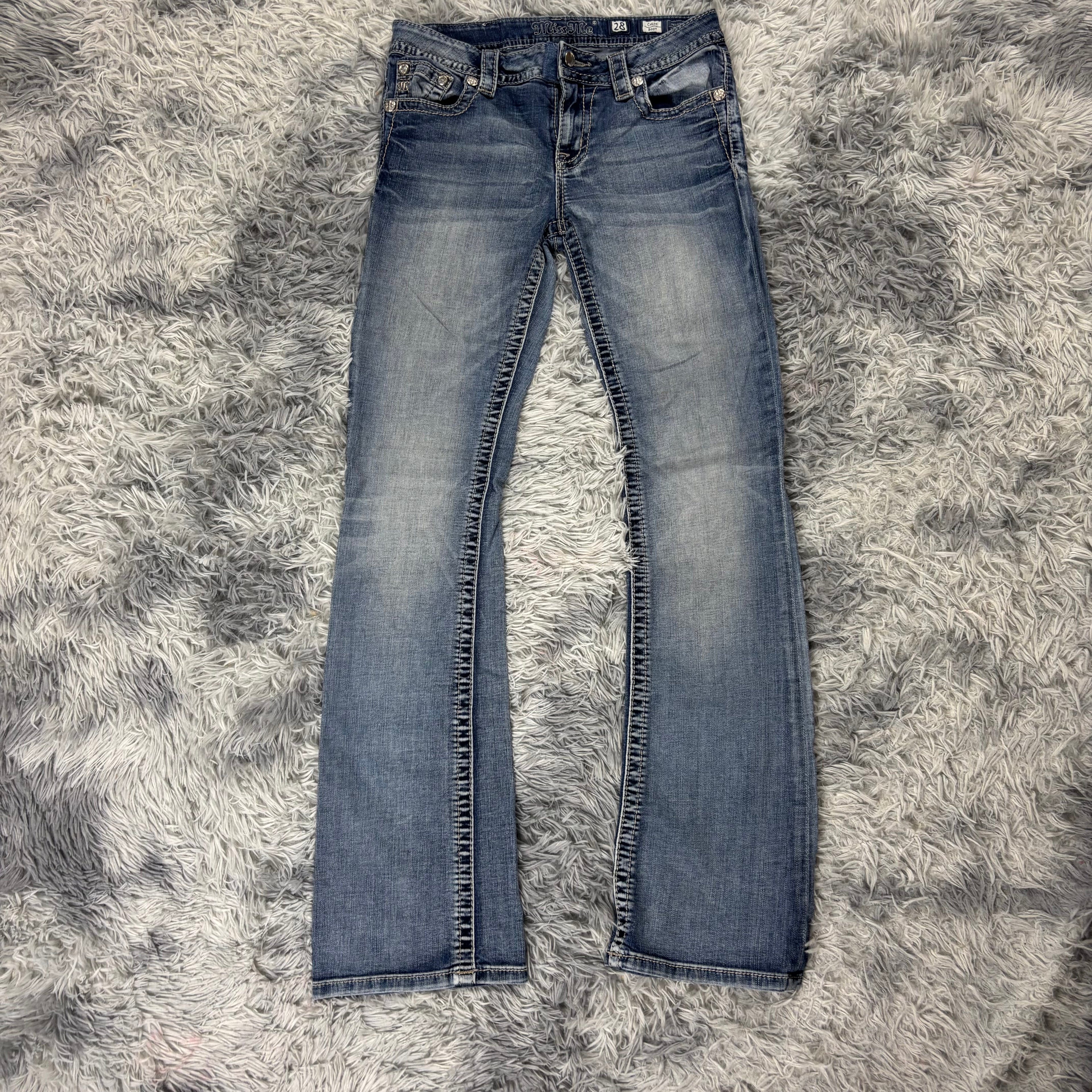 Süße Miss Me Jeans mit Hufeisen Backprint /women vintage 00s 90s style S-M (28) S9