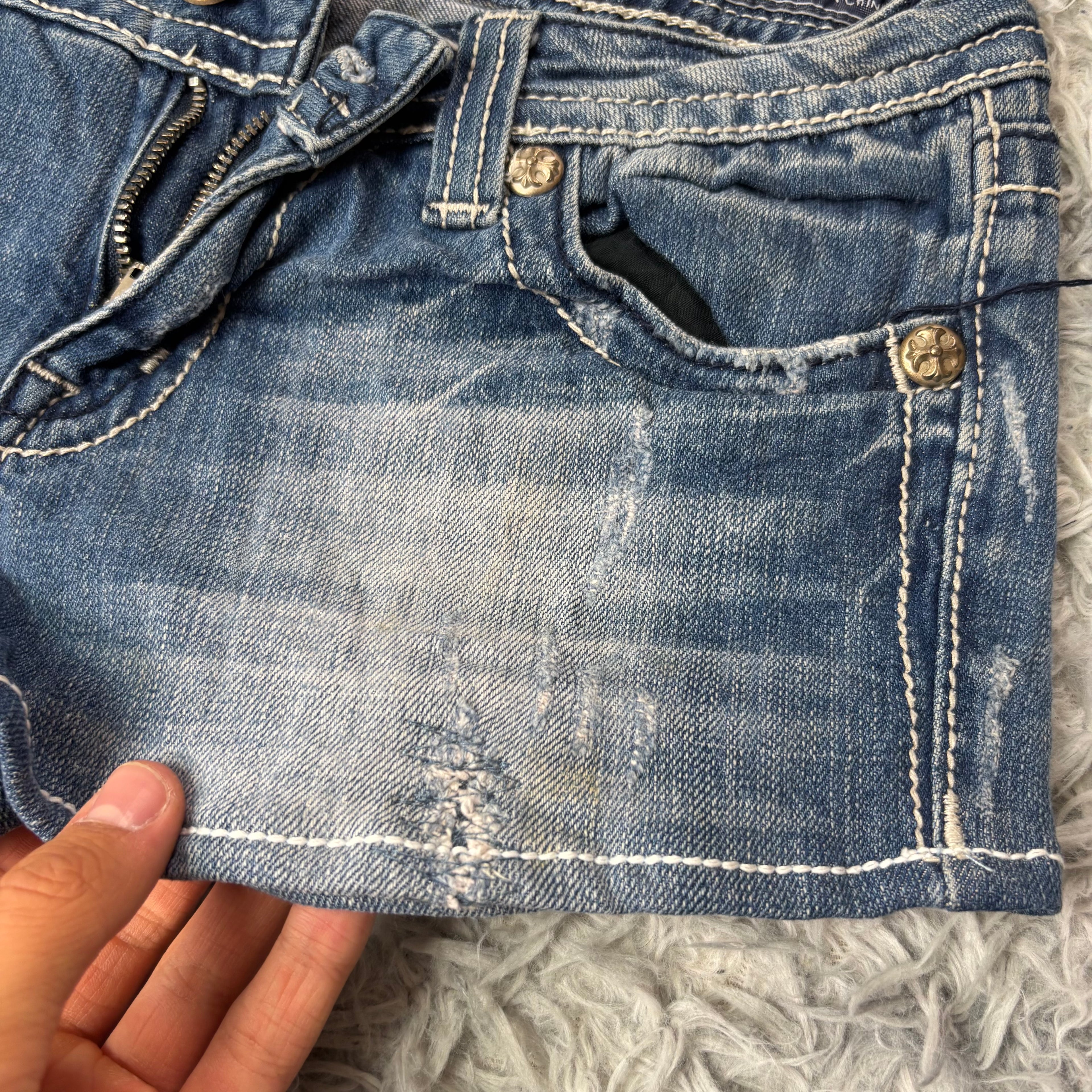 Süße Miss Me shorts /hotpants women vintage 00s 90s style S-M) S5