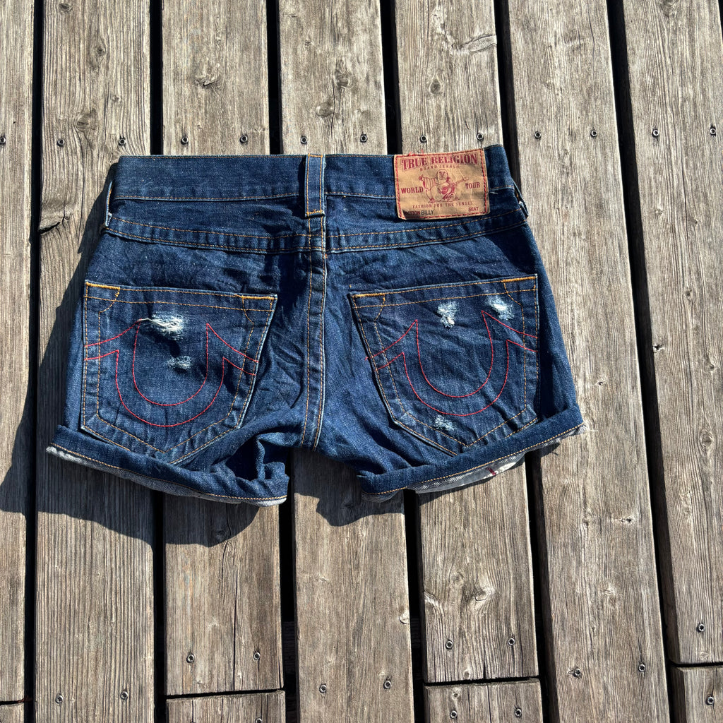 Süße True Religion Shorts / Hotpants für Frauen /M 00s 90s vintage baddie S75