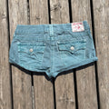 Süße True Religion Shorts/ Hotpants für Frauen /90s 00s streetwear vintage baddie (M-L) S110