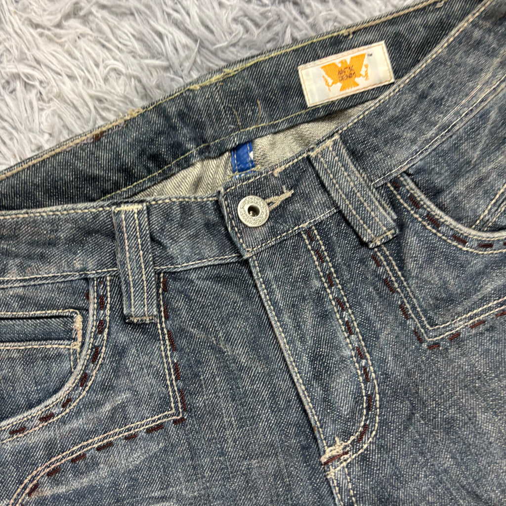 AA/Antik Denim Y2K Lowwaist bootcut Jeans /westernstyle women 90s 00s vintage (XS-S) /S31