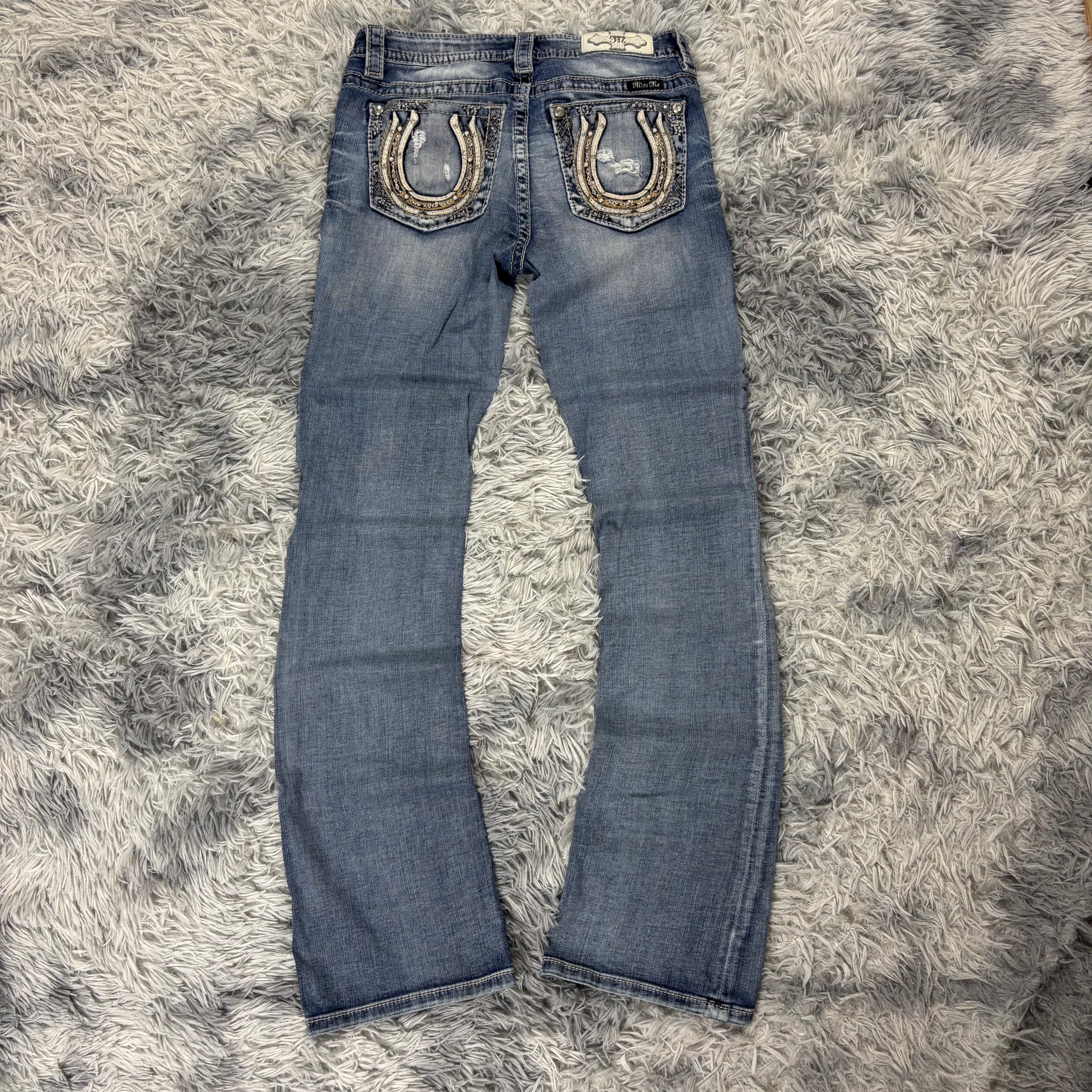 Süße Miss Me Jeans mit Hufeisen Backprint /women vintage 00s 90s style S-M (28) S9