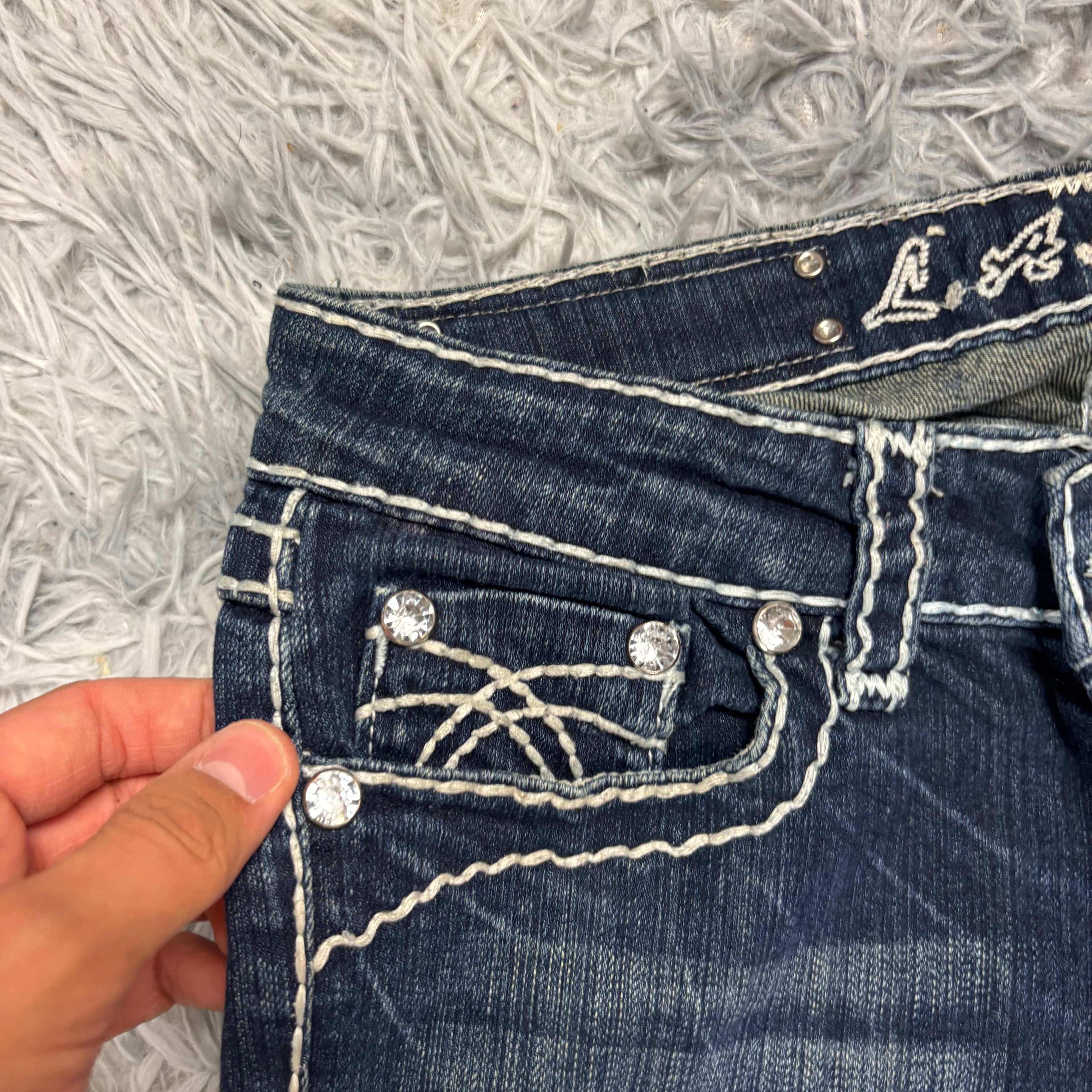 Süße Y2K Jeans Lowwaist Bootcut /vintage 00s 90s S (S10)