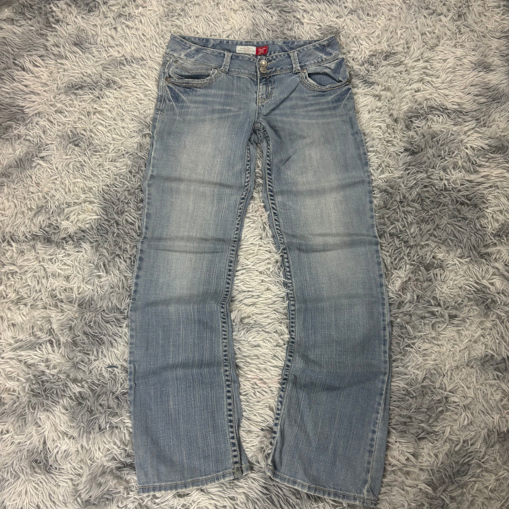 Süße Y2K Vintage women Jeans lowwaist Bootcut 00s 90s style M (S14)