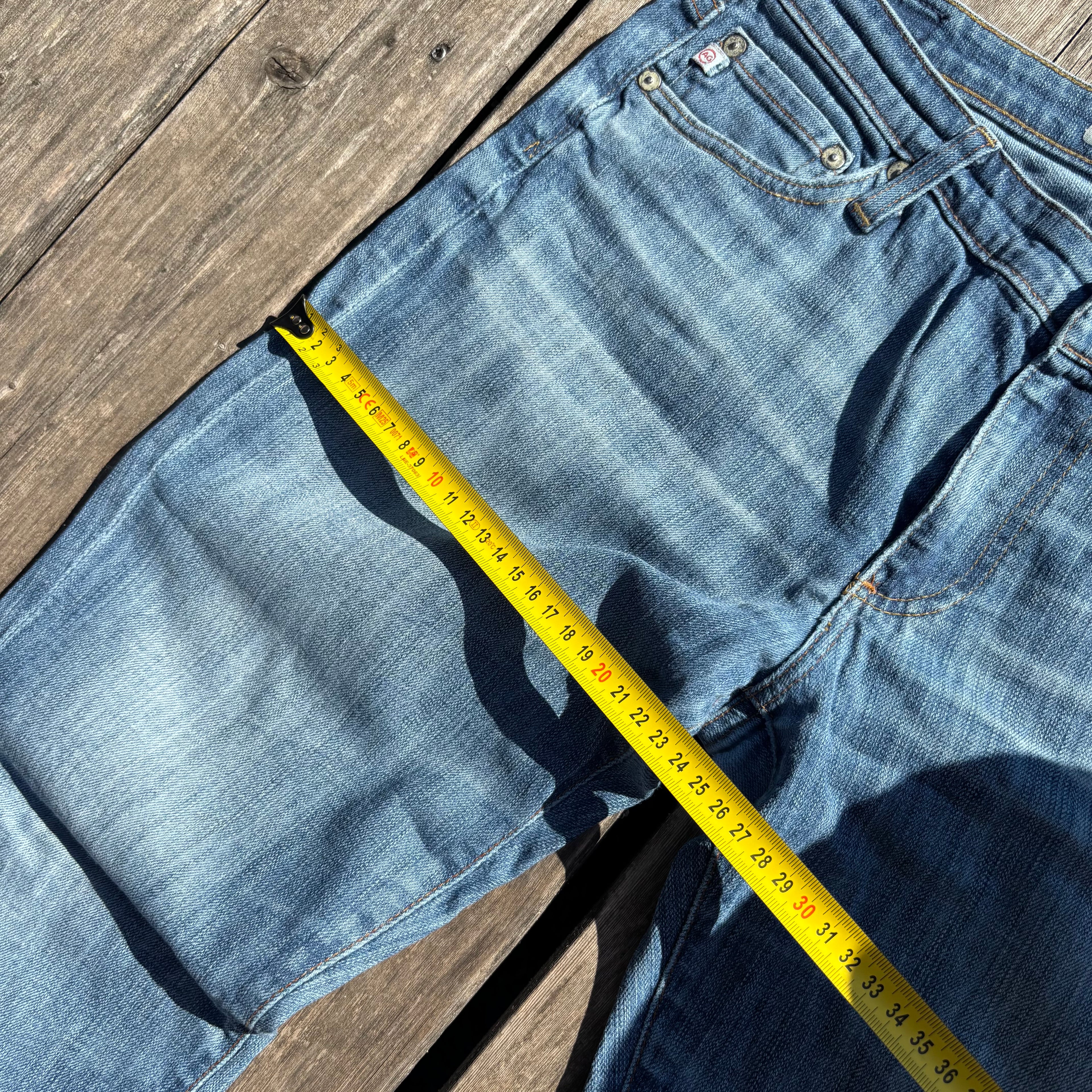 Süße Y2K Lowwaist Bootcut Jeans mit Backprint /women 00s 90s vintage baddie (L-XL) S42