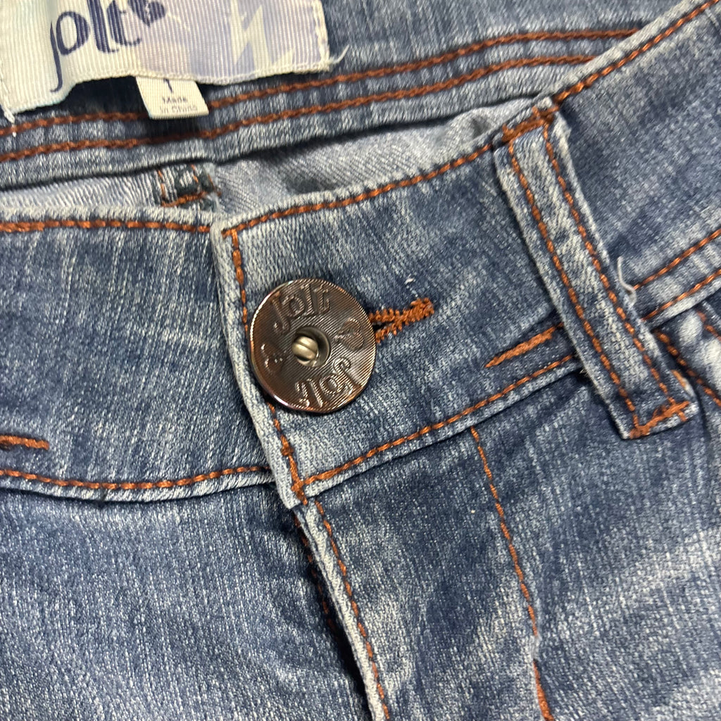 Süße Y2K Bootcut Lowwaist Jeans mit Backprint /women vintage 00s 90s baddie (XS) S18