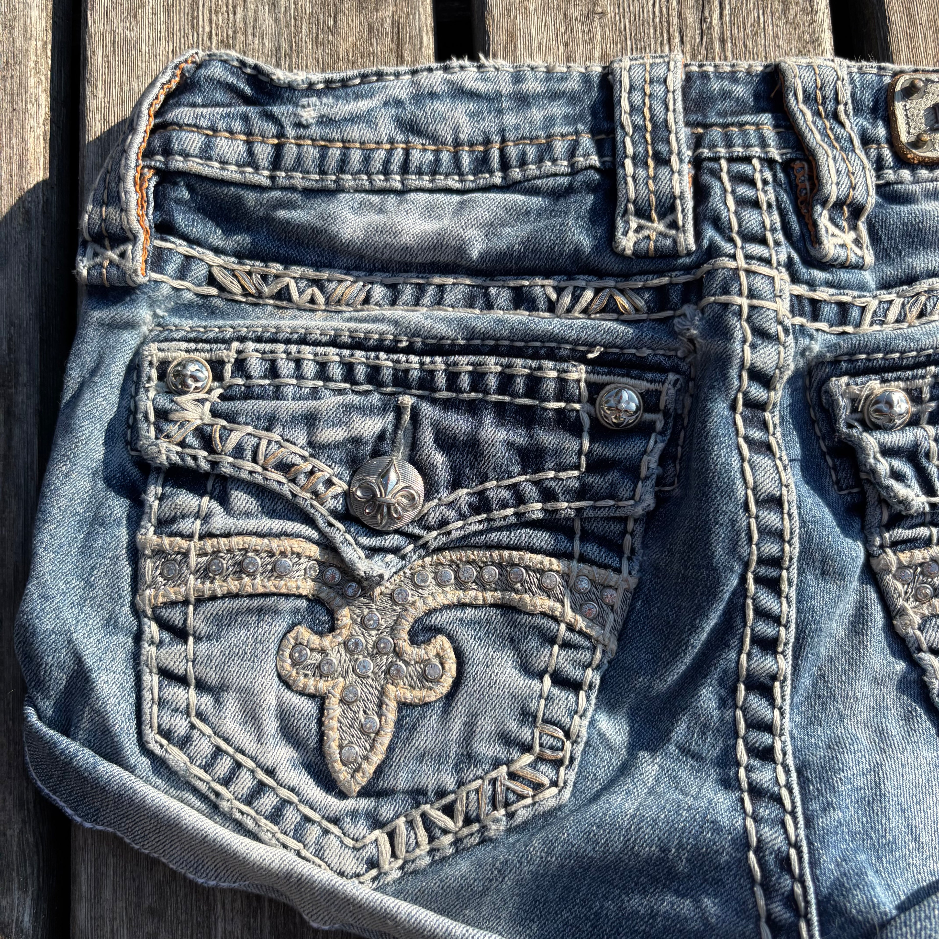 Rock Revival Shorts Hotpants /women 00s 90s vintage baddie (XS) S54