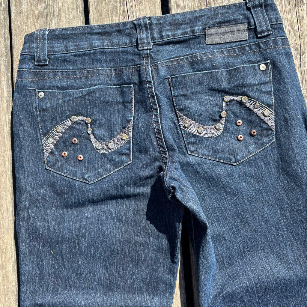 Süße Y2K  Jeans mit tollen Backprint /streetwear women 00s 90s vintage style