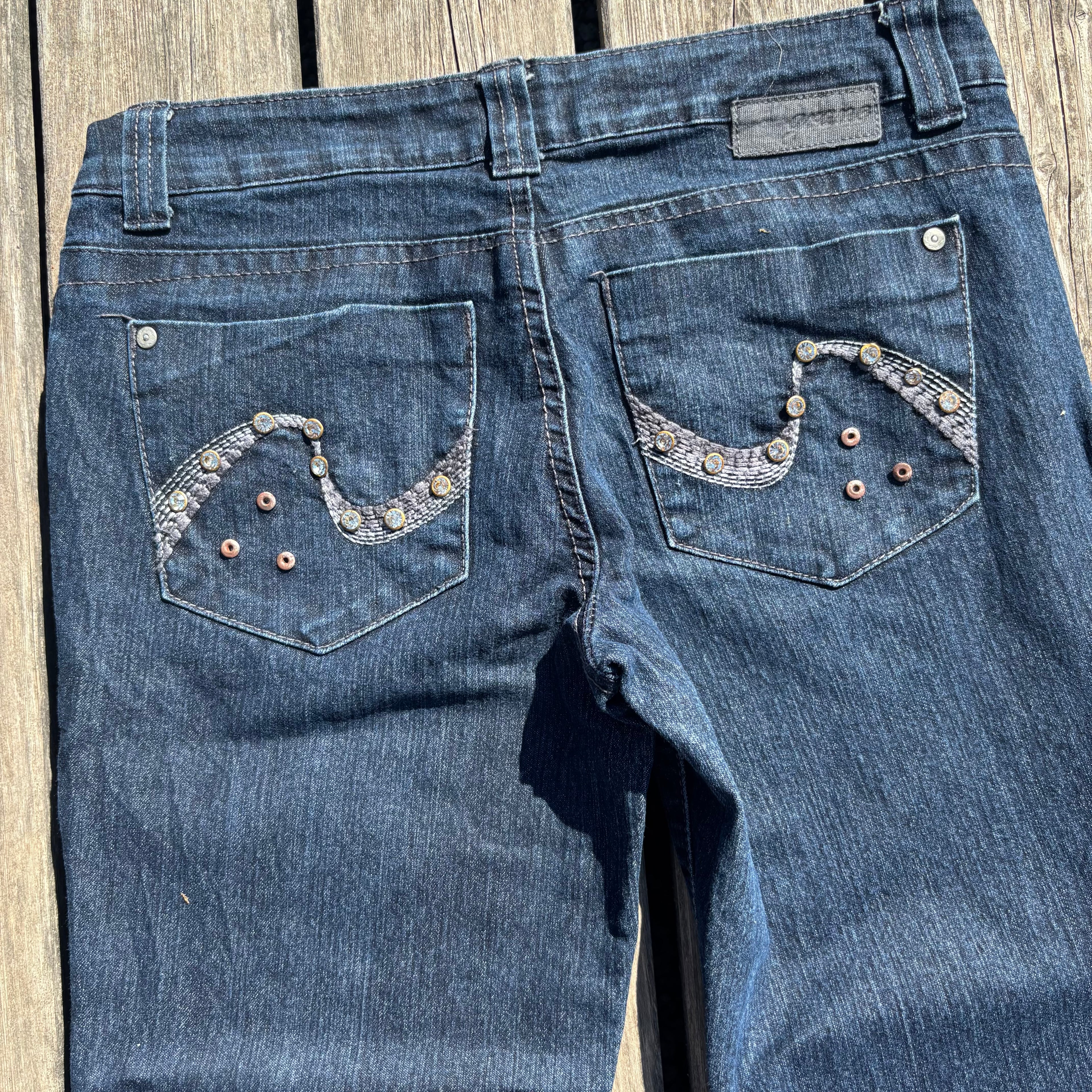 Süße Y2K  Jeans mit tollen Backprint /streetwear women 00s 90s vintage style