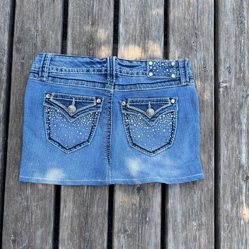 Süßer Y2K Rock mit Backprint für den Sommer /90s 00s vintage baddie S91 (S)