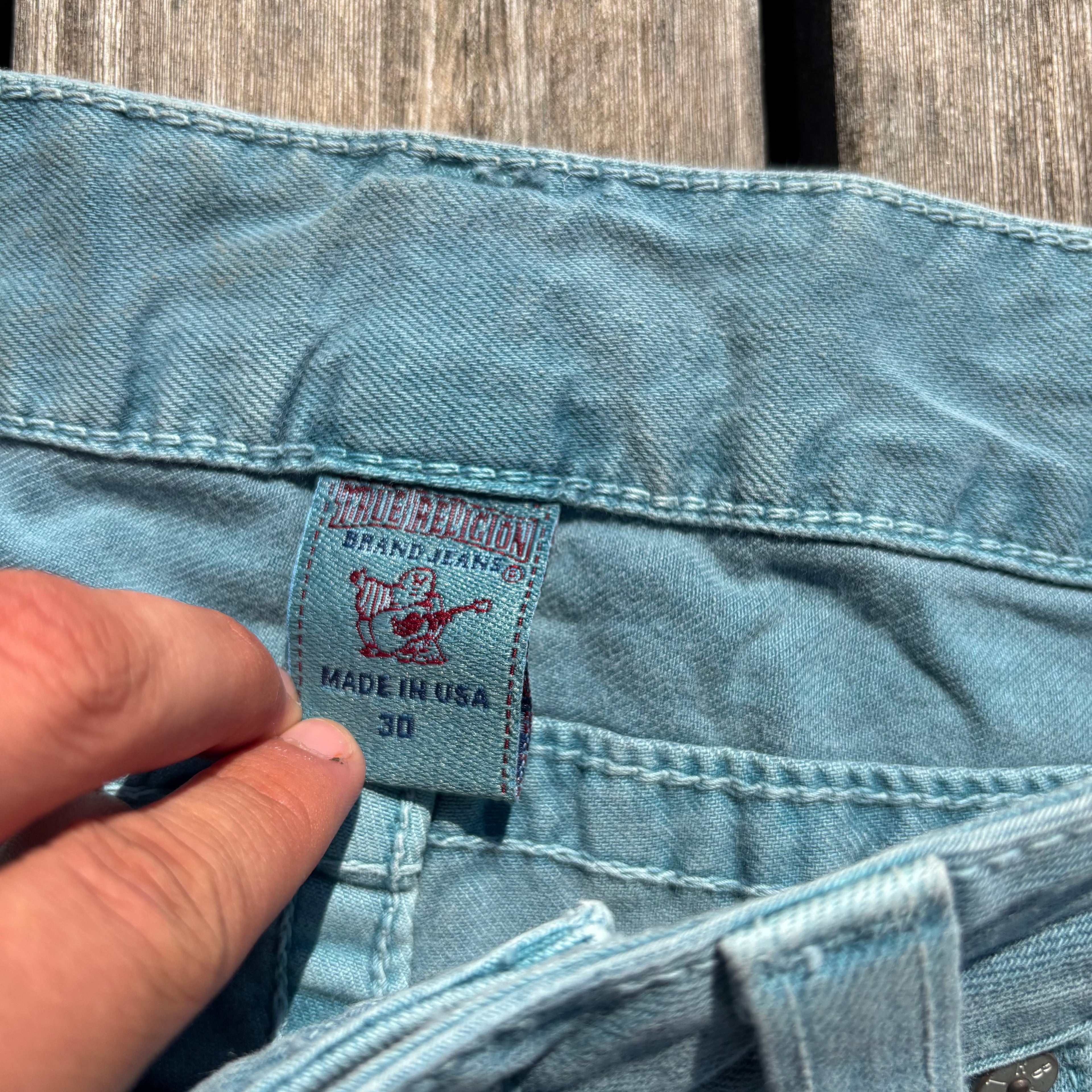 Süße True Religion Shorts/ Hotpants für Frauen /90s 00s streetwear vintage baddie (M-L) S110