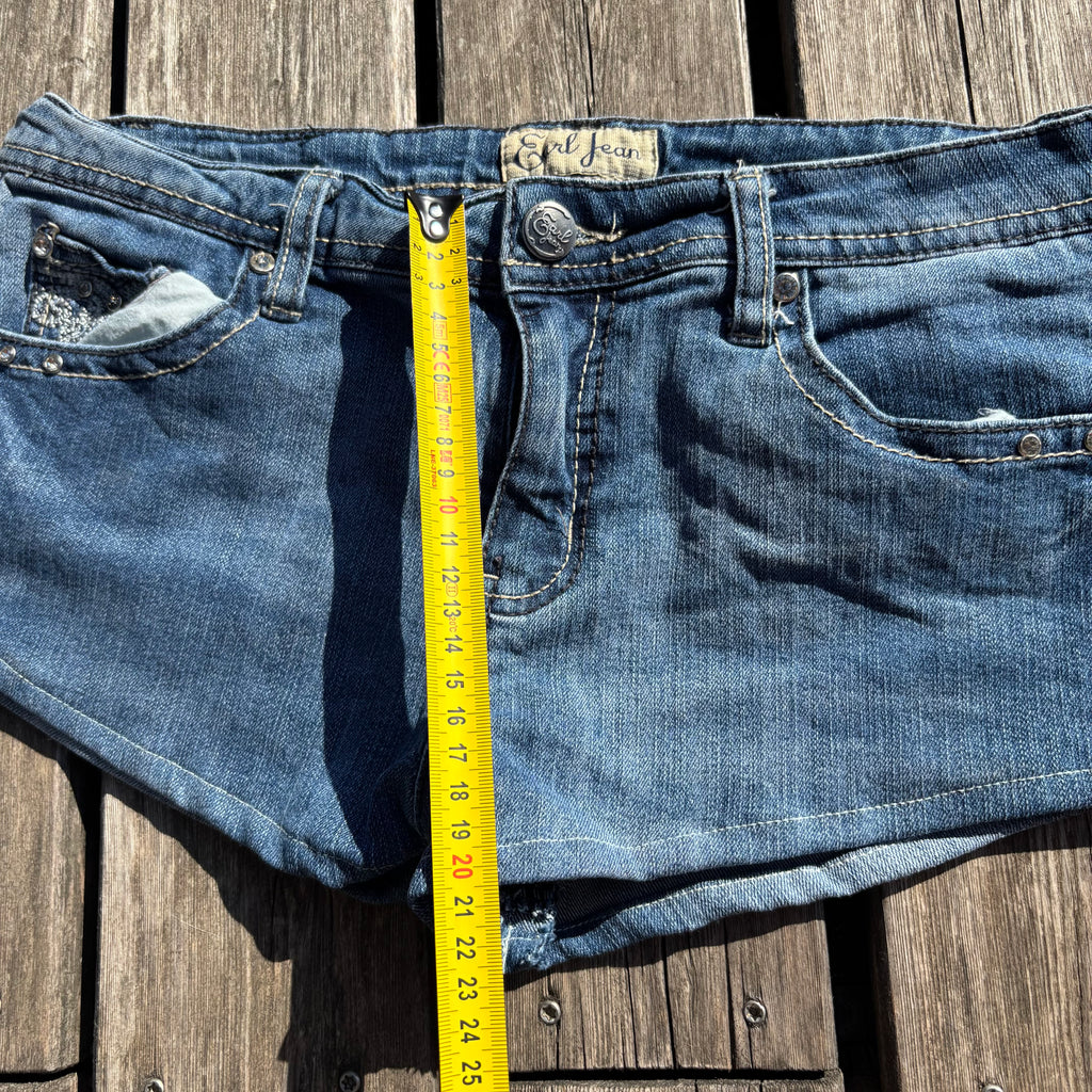 Süße Y2K Shorts/hotpants frauen /90s 00s vintage baddie M-L /S45