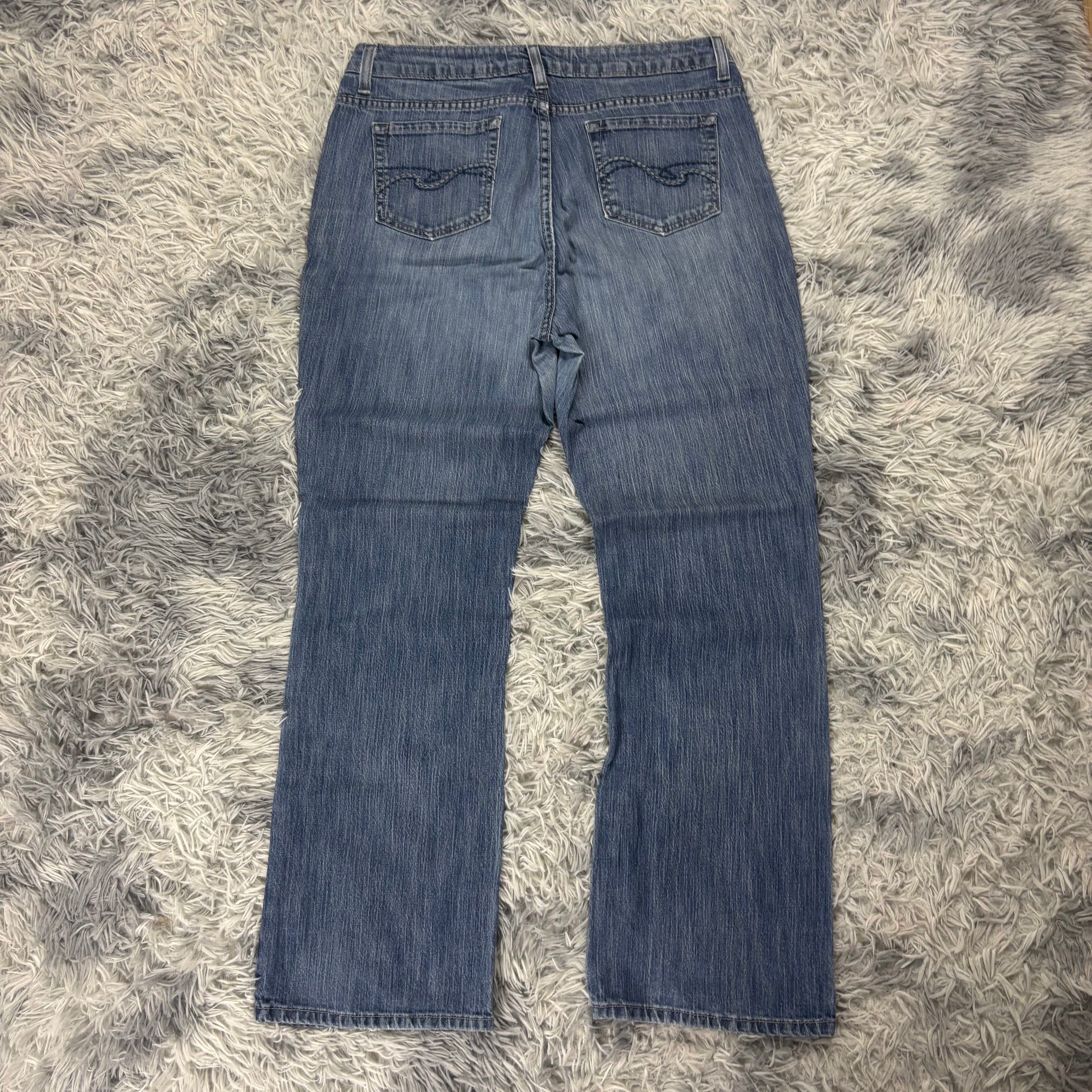 Süße Y2K Bootcut jeans mit backprint /women 00s 90s baddie (M) S20