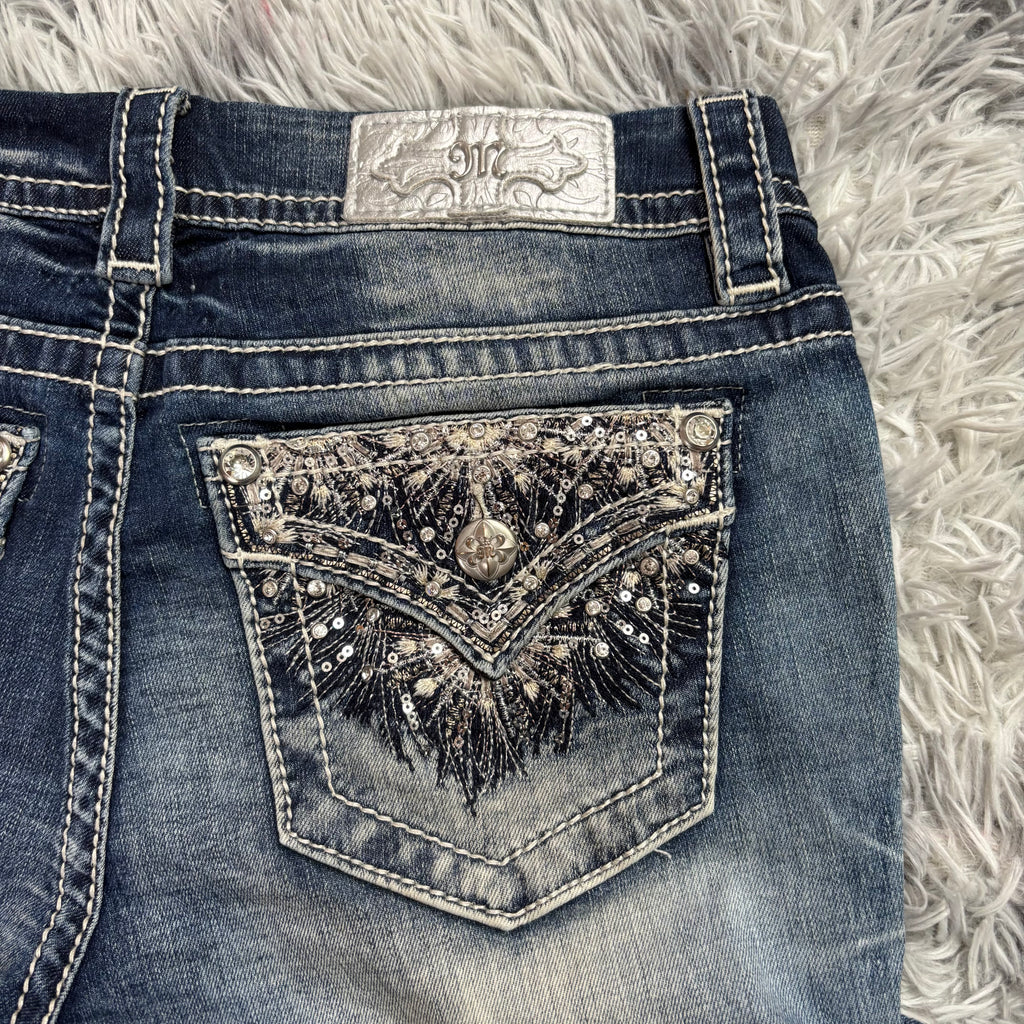 Miss me Shorts / Hotpants mit  besonderem Backprint