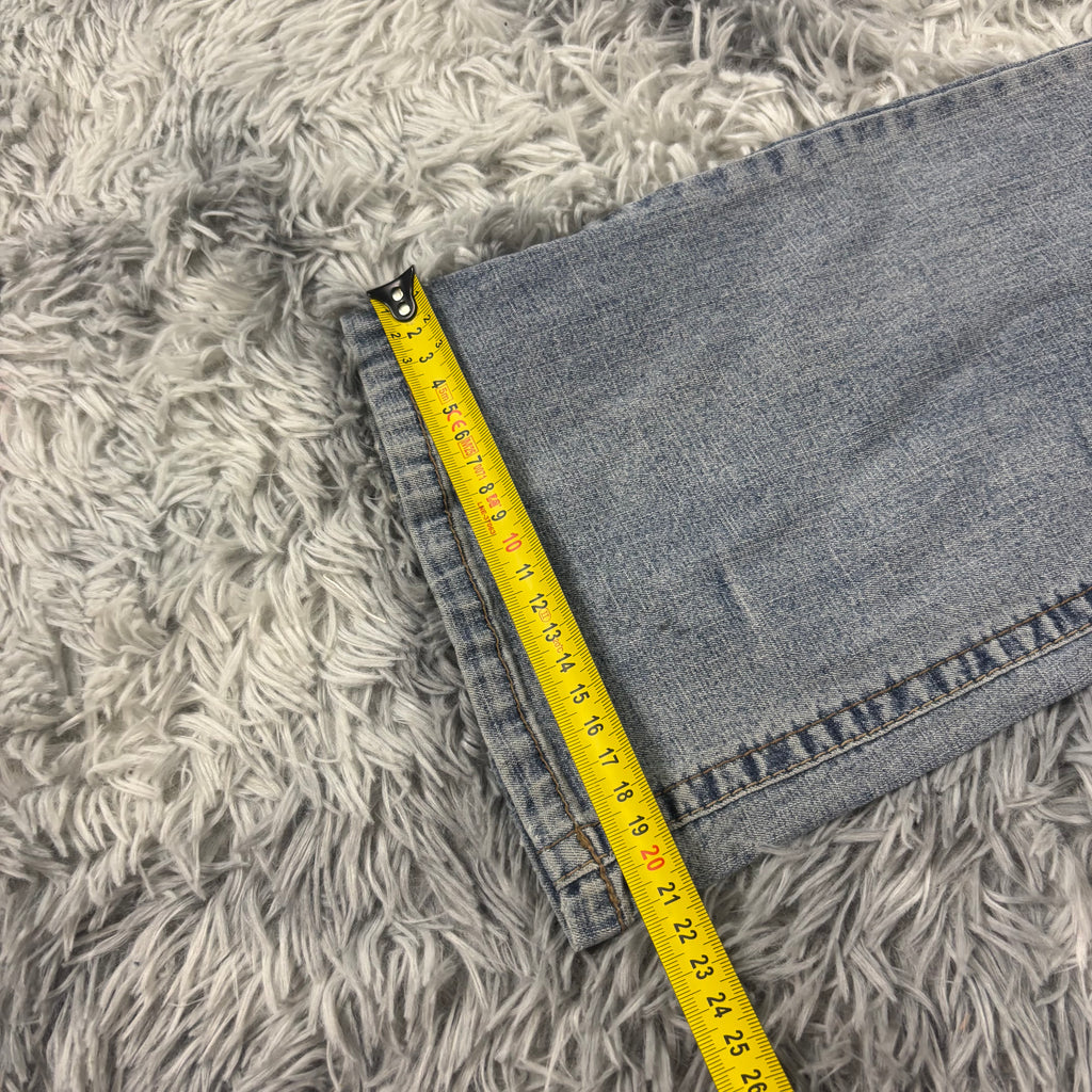 Süße Y2K Lowwaist Bootcut Jeans mit tollen Backprint /90s 00s baddie vintage (L-XL) S19