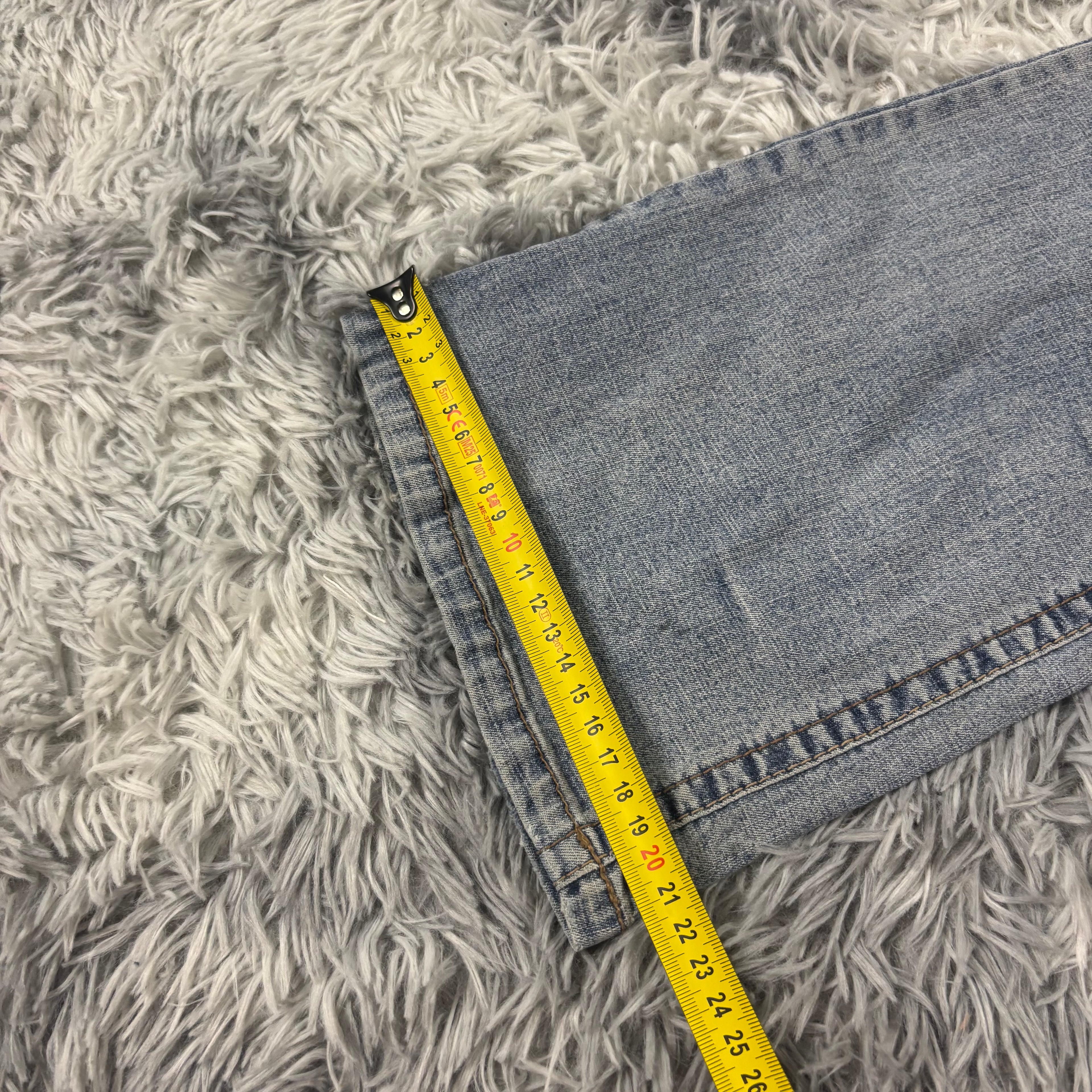 Süße Y2K Lowwaist Bootcut Jeans mit tollen Backprint /90s 00s baddie vintage (L-XL) S19