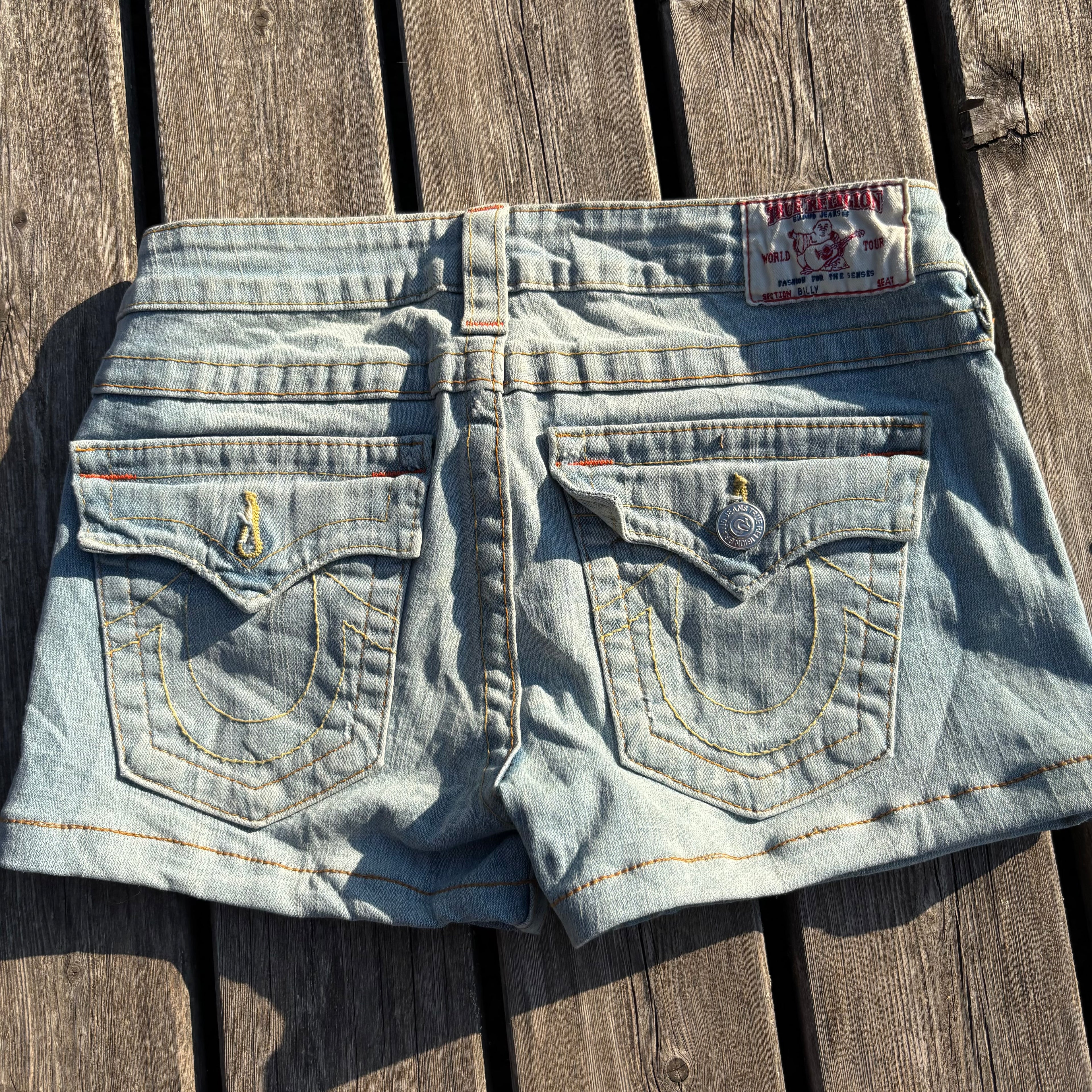 Süße True Religion Shorts / hotpants women 00s 90s vintage baddie (XS-S) S56