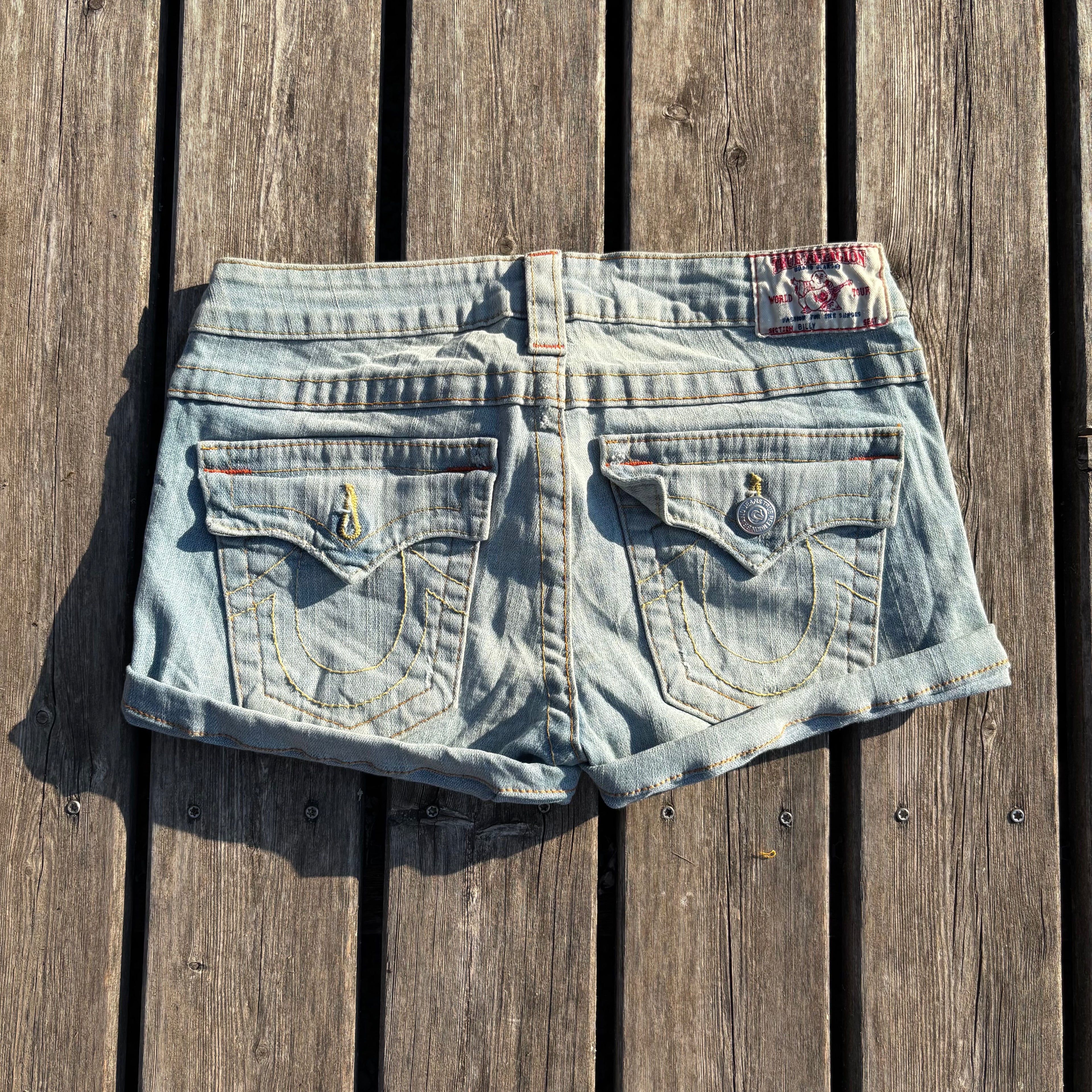 Süße True Religion Shorts / hotpants women 00s 90s vintage baddie (XS-S) S56