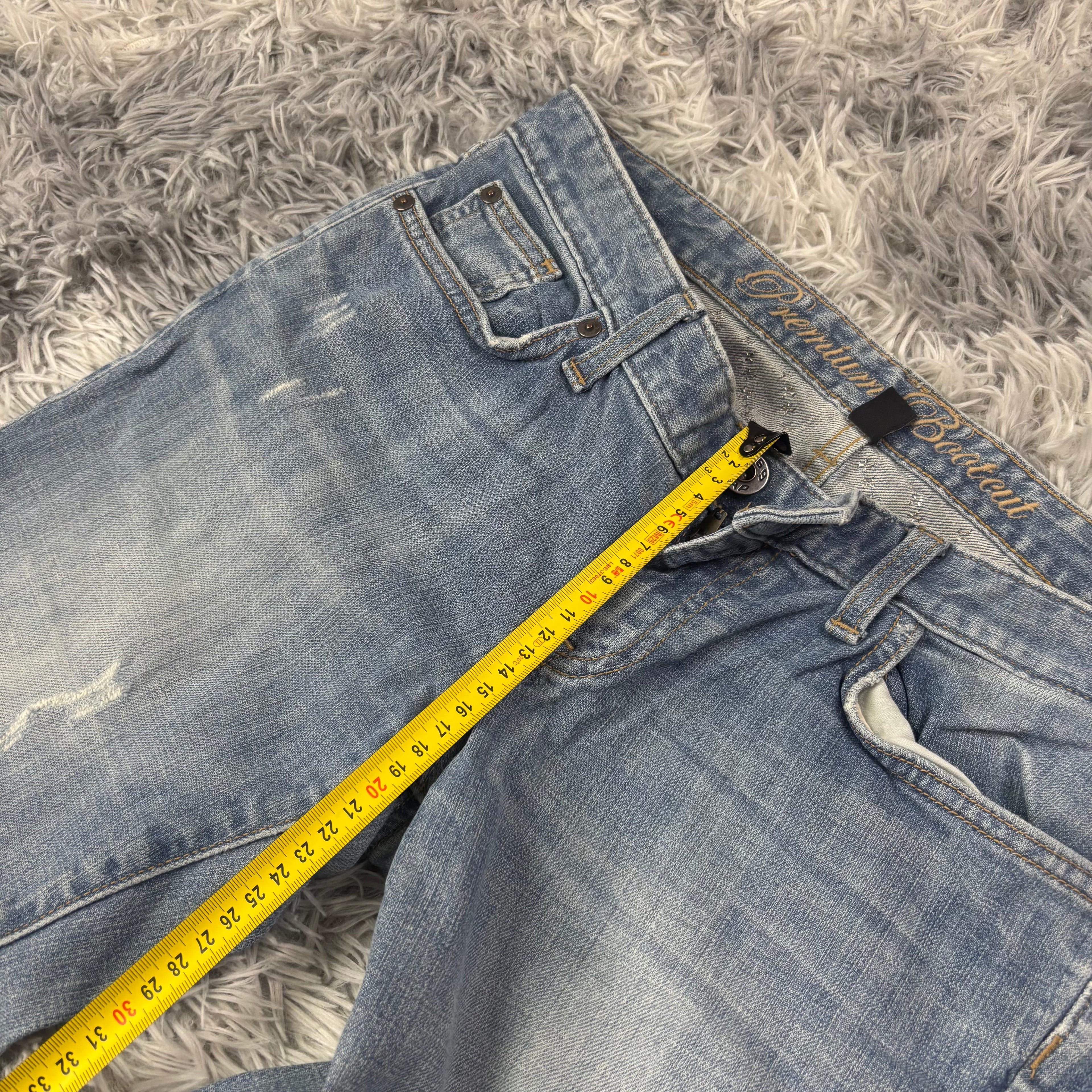 Lowwaist Bootcut Jeans (L)/vintage women streetwear flared 00s 90s (S1)