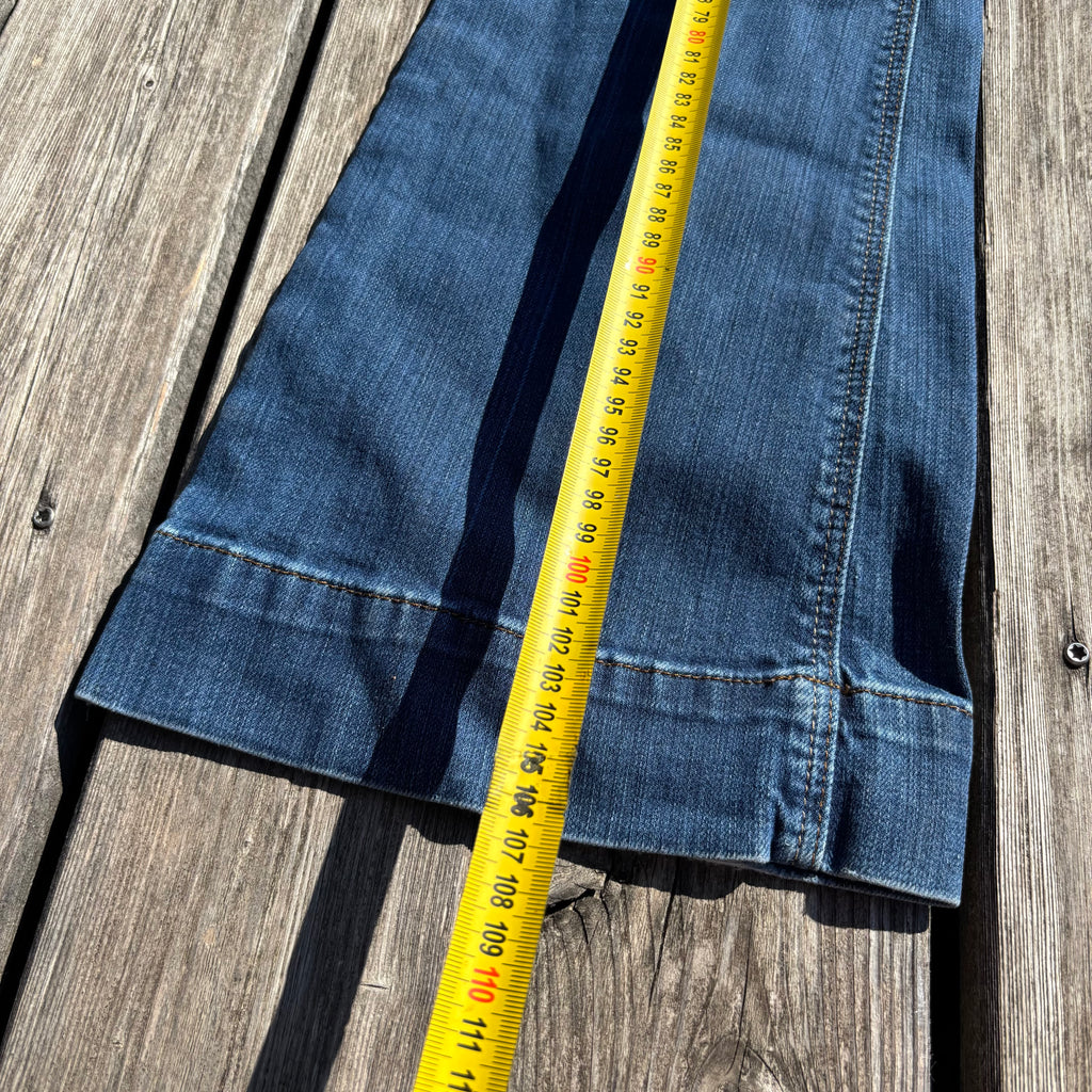 Süße Y2K Jeans mit backprint /streetwear women 00s 90s vintage baddie (XS-S) S41