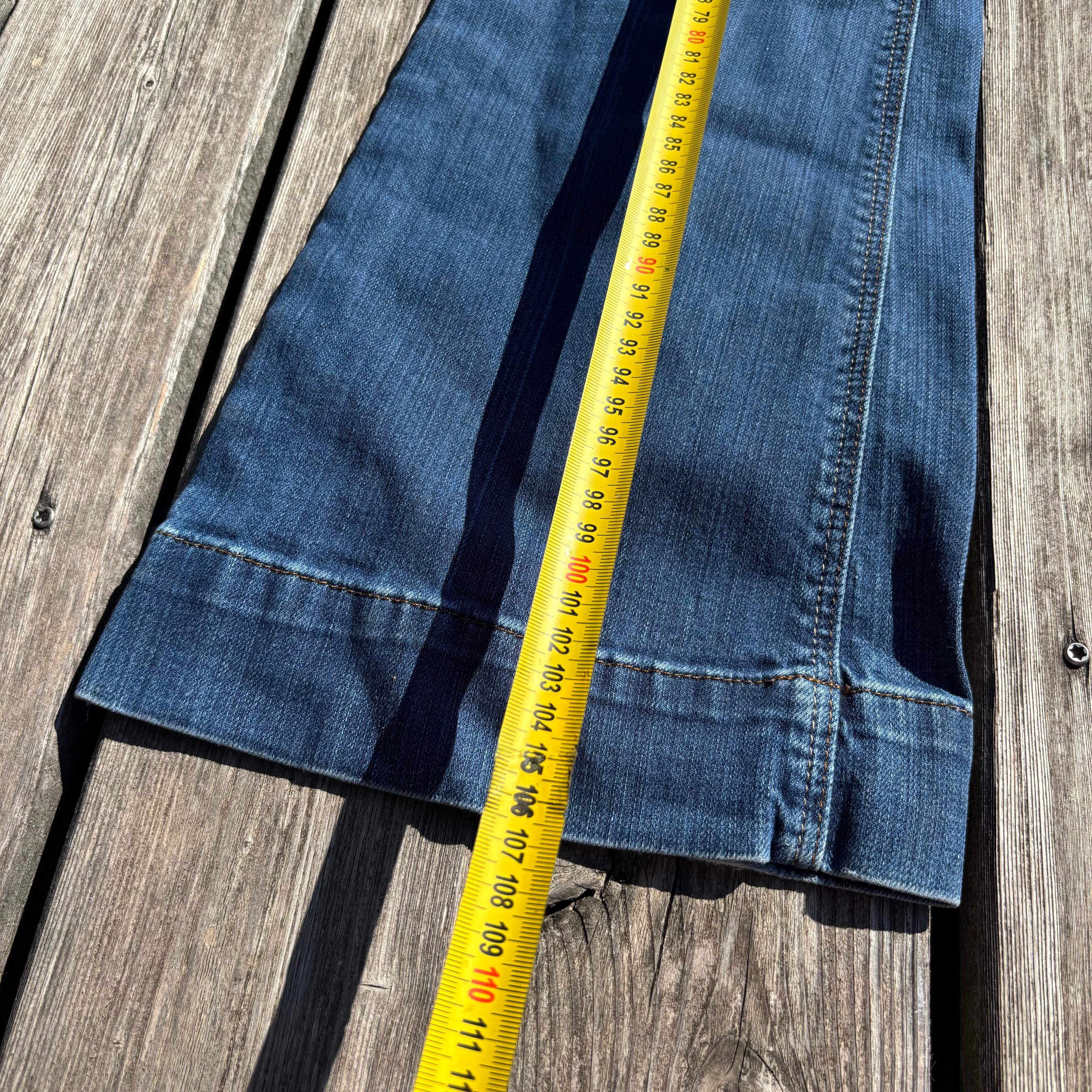 Süße Y2K Jeans mit backprint /streetwear women 00s 90s vintage baddie (XS-S) S41