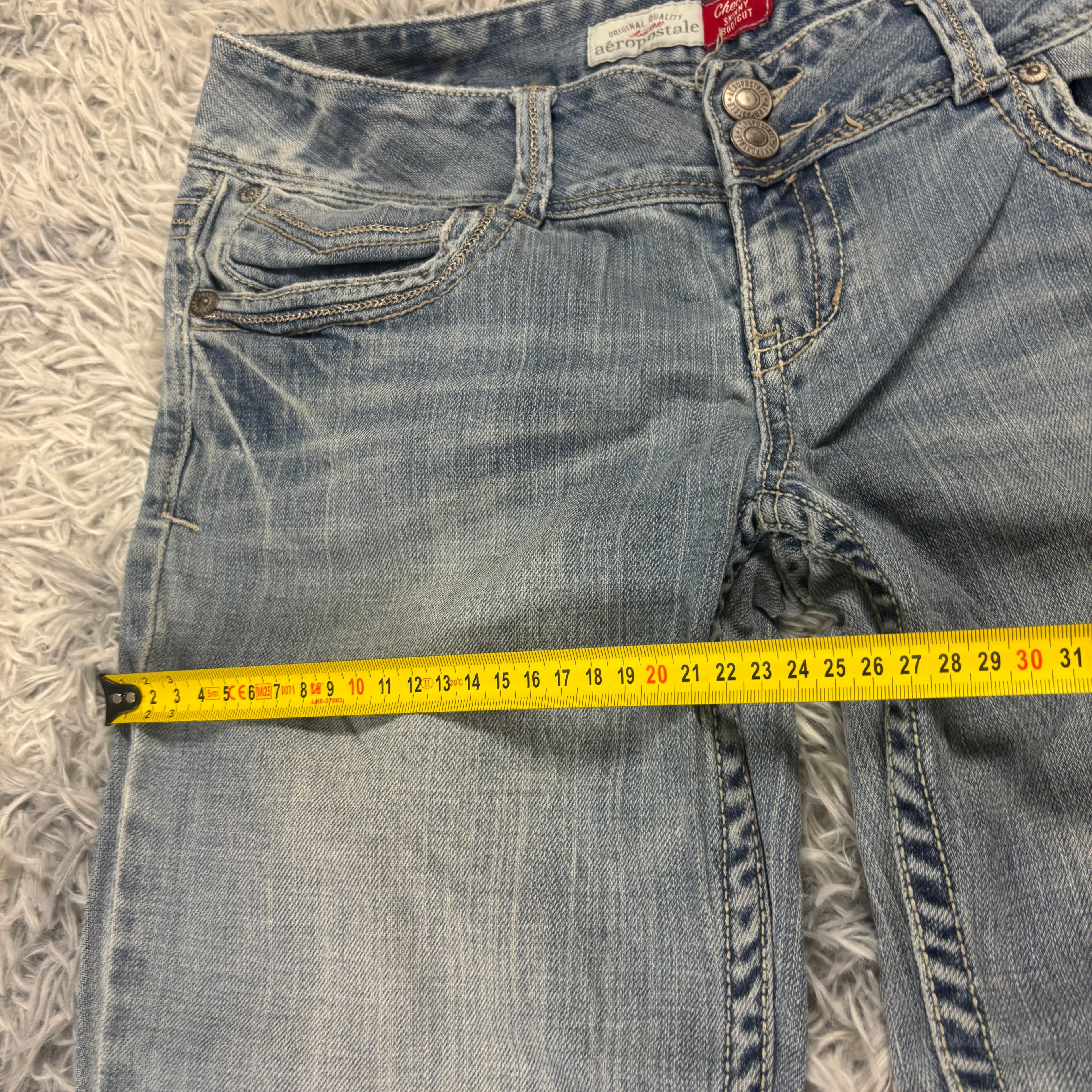 Süße Y2K Vintage women Jeans lowwaist Bootcut 00s 90s style M (S14)
