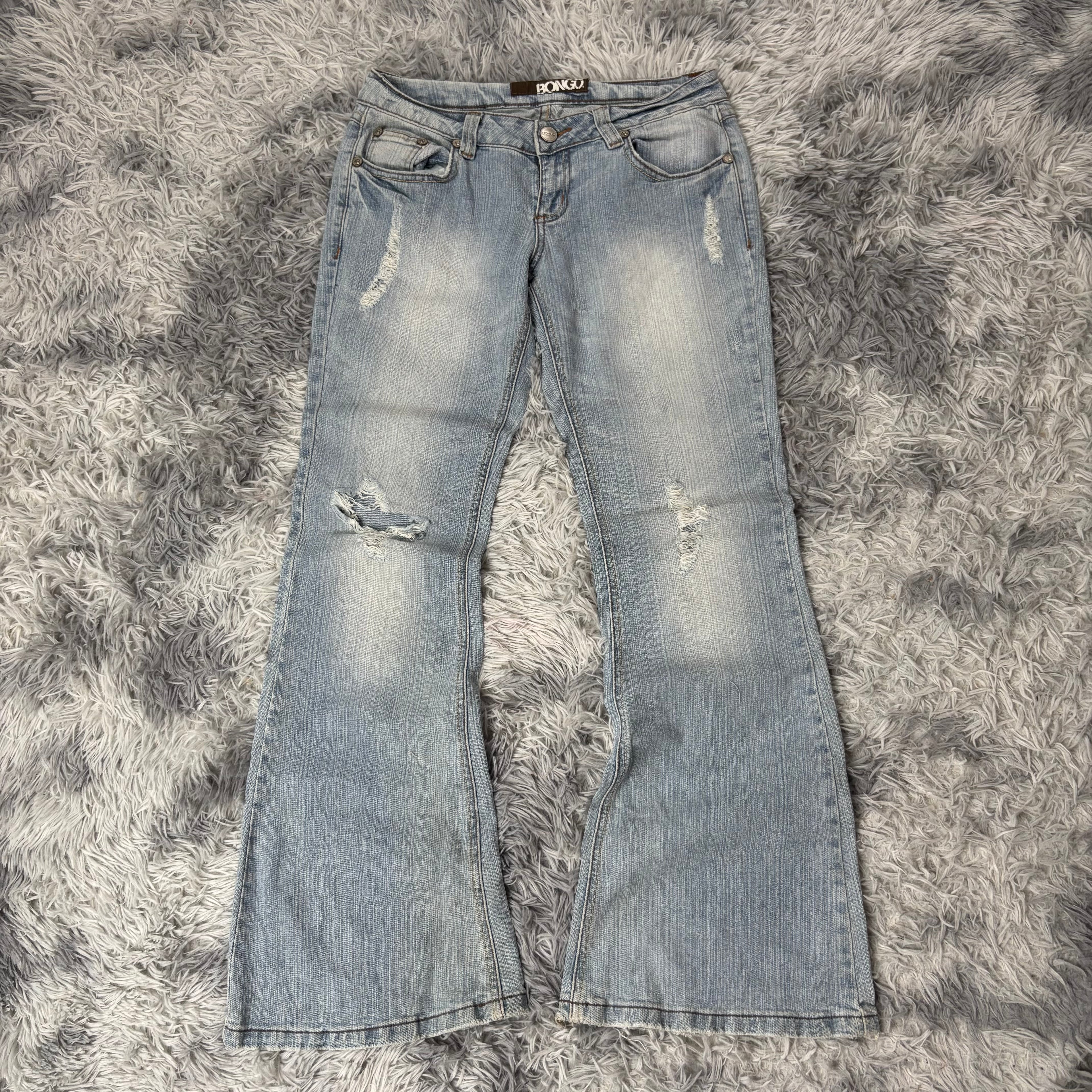Süße Y2K Vintage Bootcut Lowwaist Jeans /streetwear women 00s 90s S13 (M)