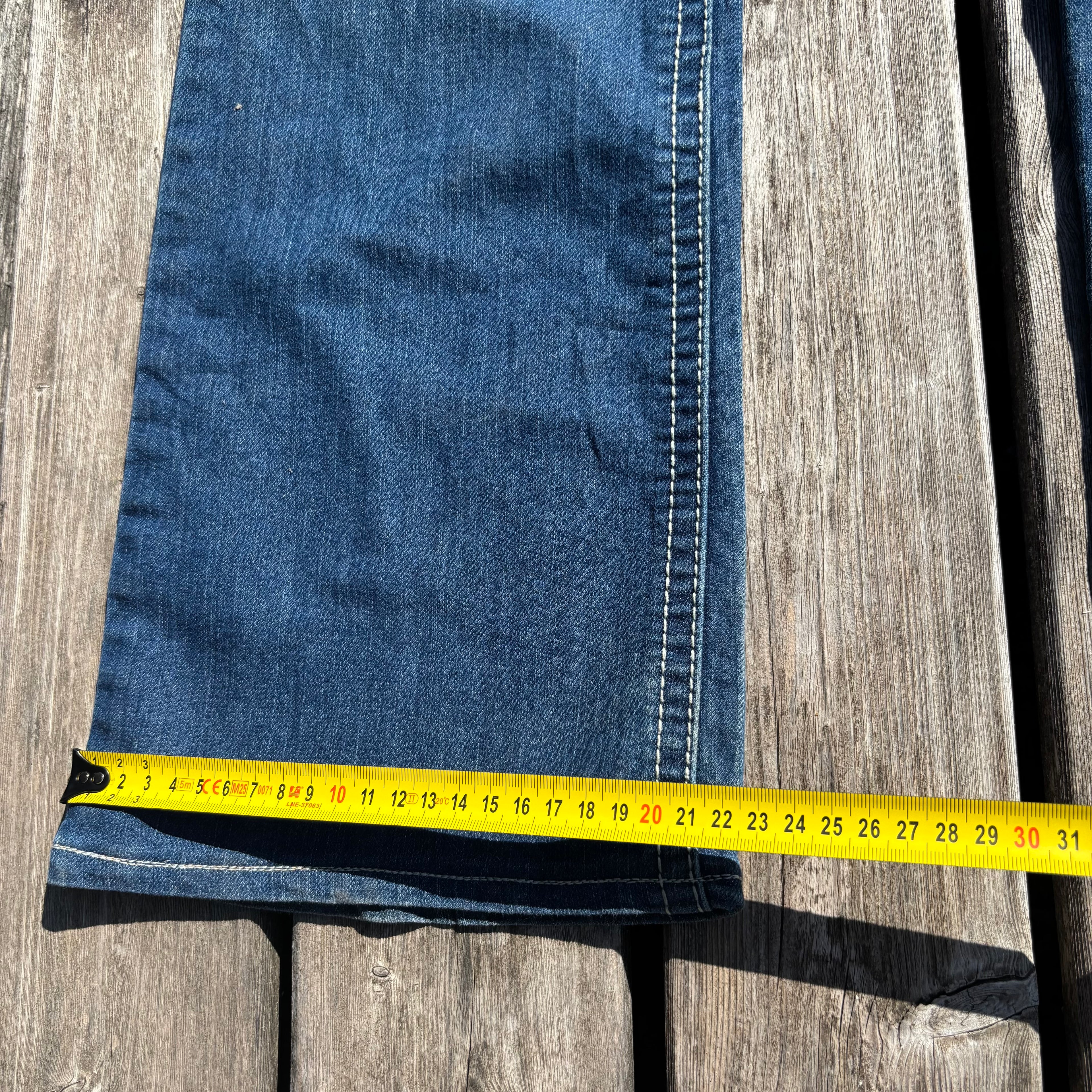 Süße Y2K Jeans mit tollen Backprint mit tollen Backprint /streetwear 00s 90s baddie /L (S36)