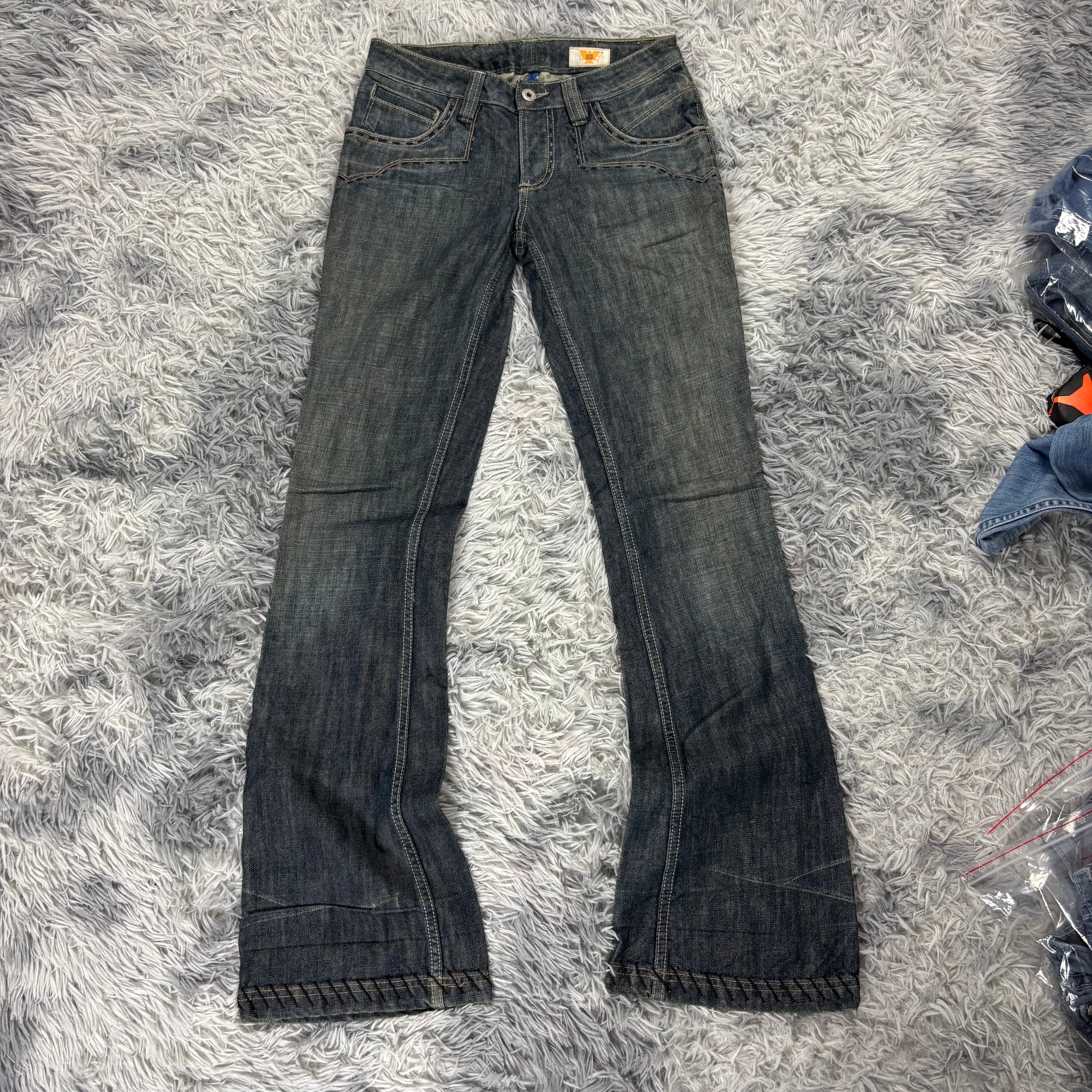 AA/Antik Denim Y2K Lowwaist bootcut Jeans /westernstyle women 90s 00s vintage (XS-S) /S31