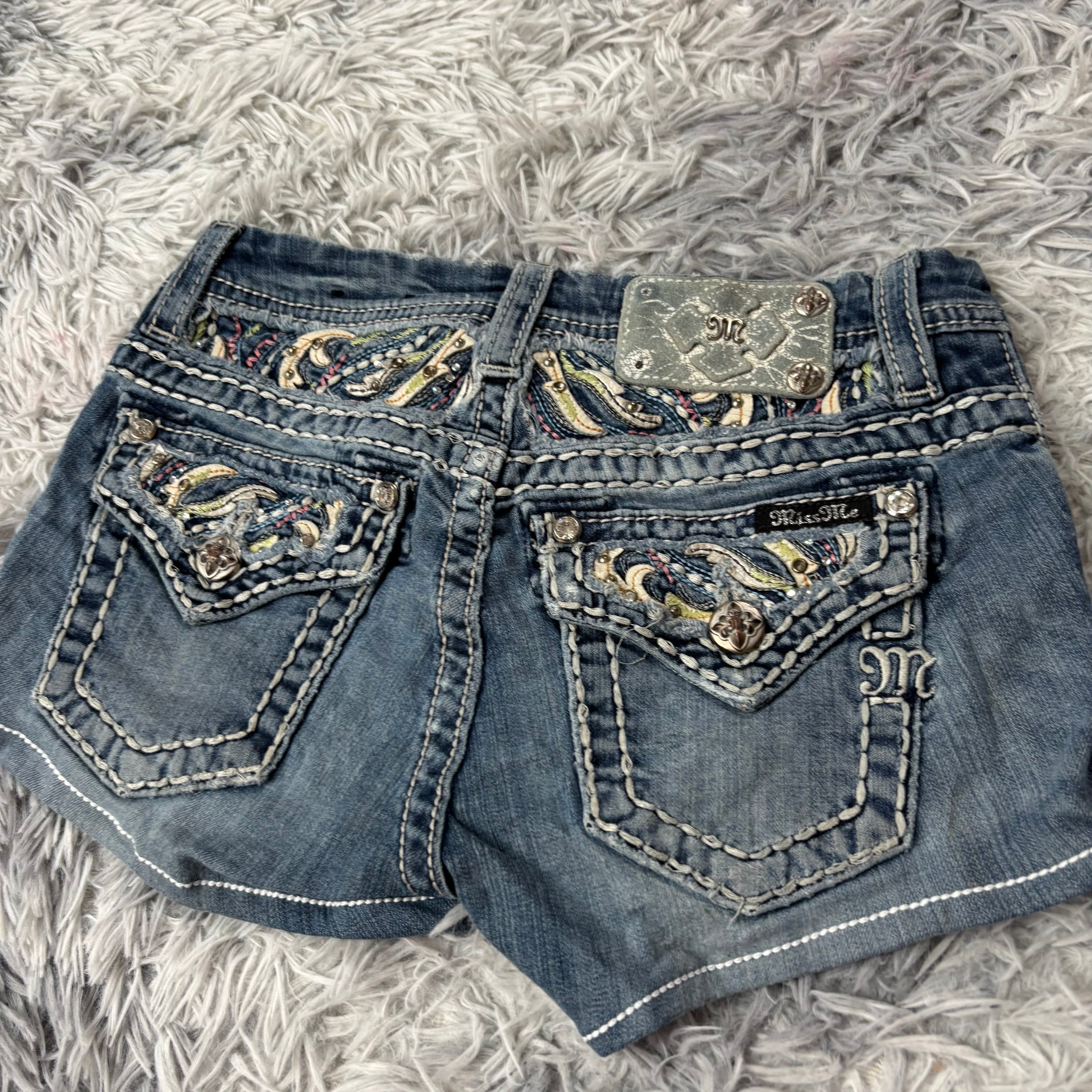 Süße Miss Me Shorts /hotpants vintage 90s 00s. XXXS S4