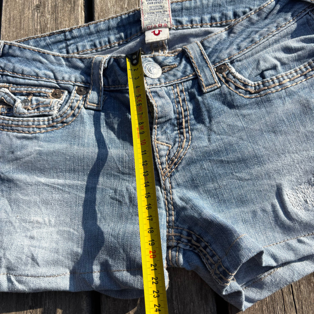 True Religion shorts/ hotpants 00s 90s vintage baddie S52(S)