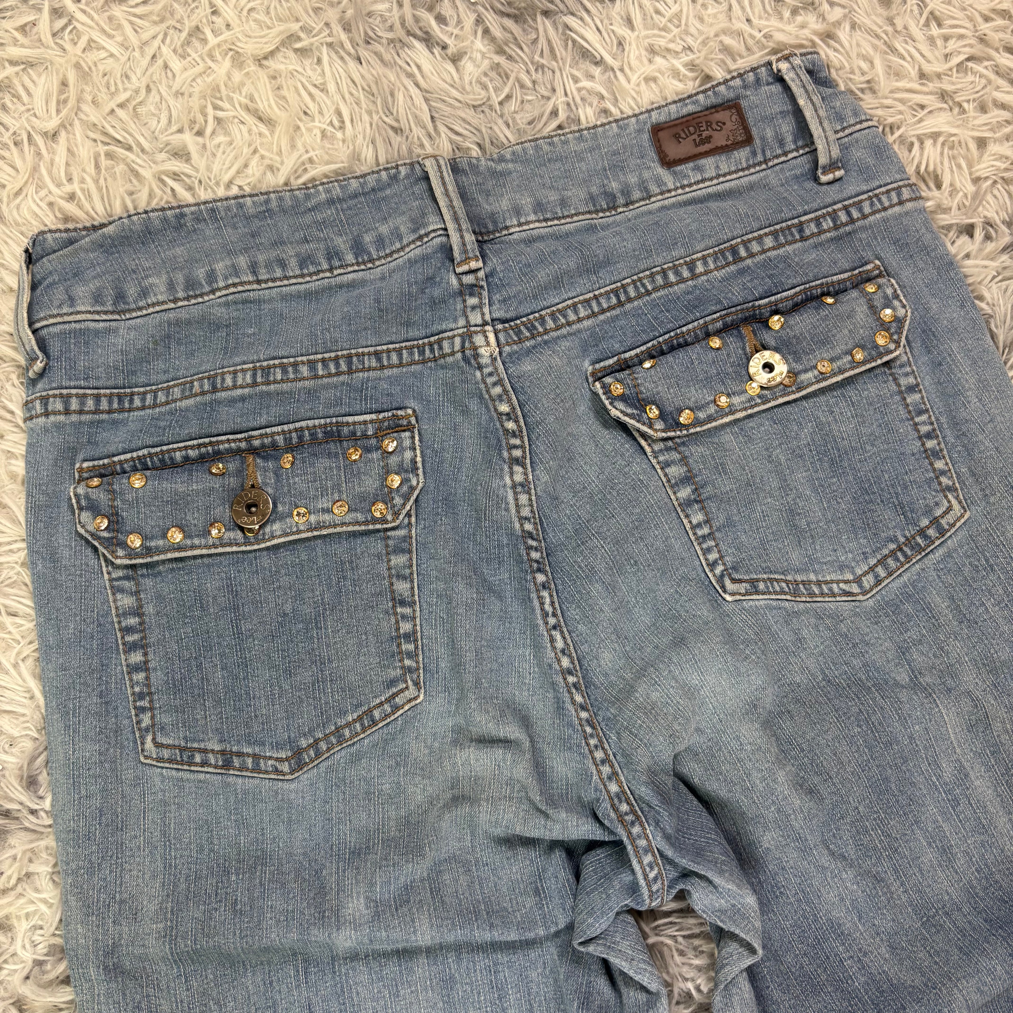 Lowwaist Bootcut Jeans /women vintage streetwear y2k 00s 90s. (S2)