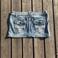 Süßer Y2K Rock mit Backprint für den Sommer /90s 00s vintage baddie (L) S82