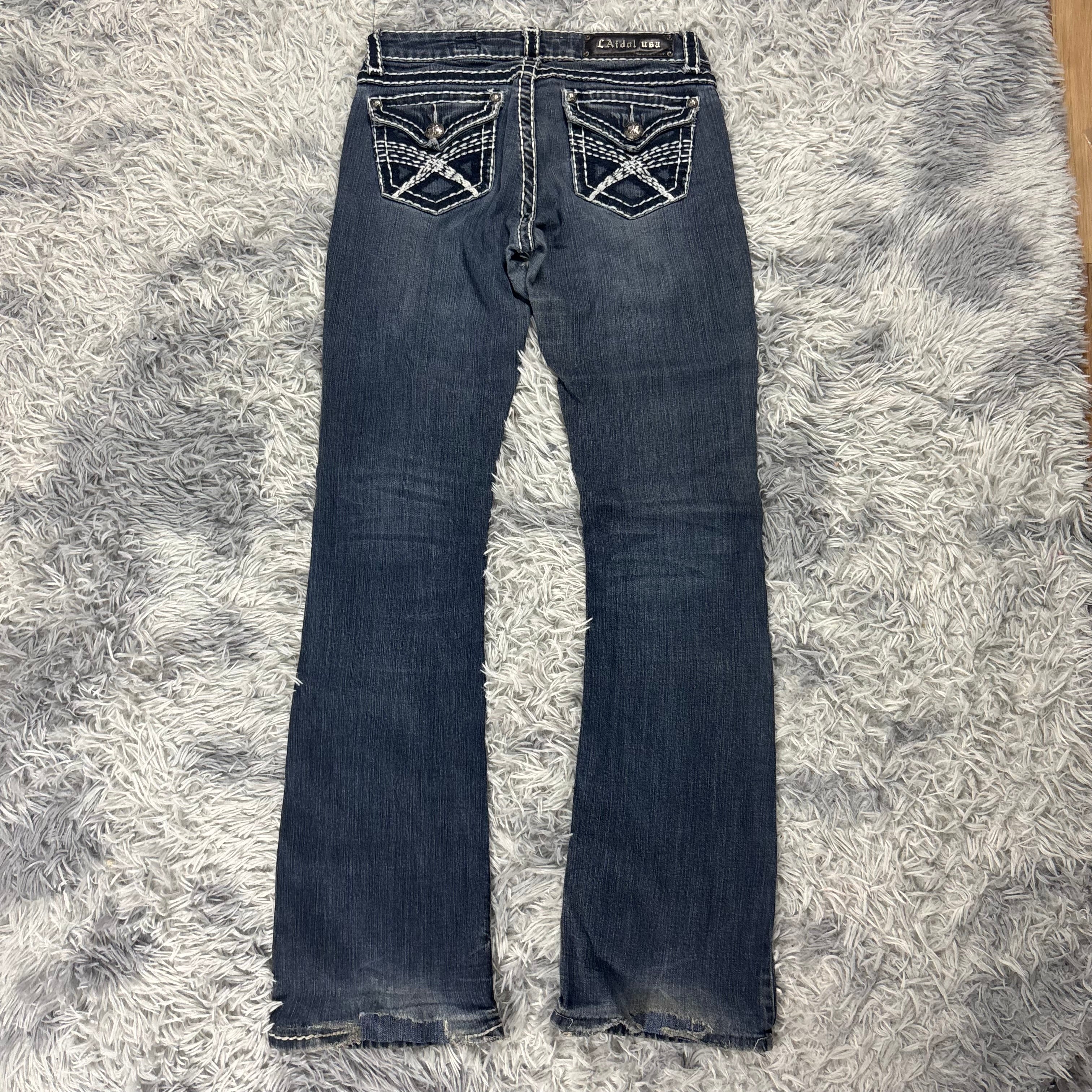 Süße LA Idol Lowwaist Bootcut Jeans /y2k vintage 00s 90s baddie (S) S23