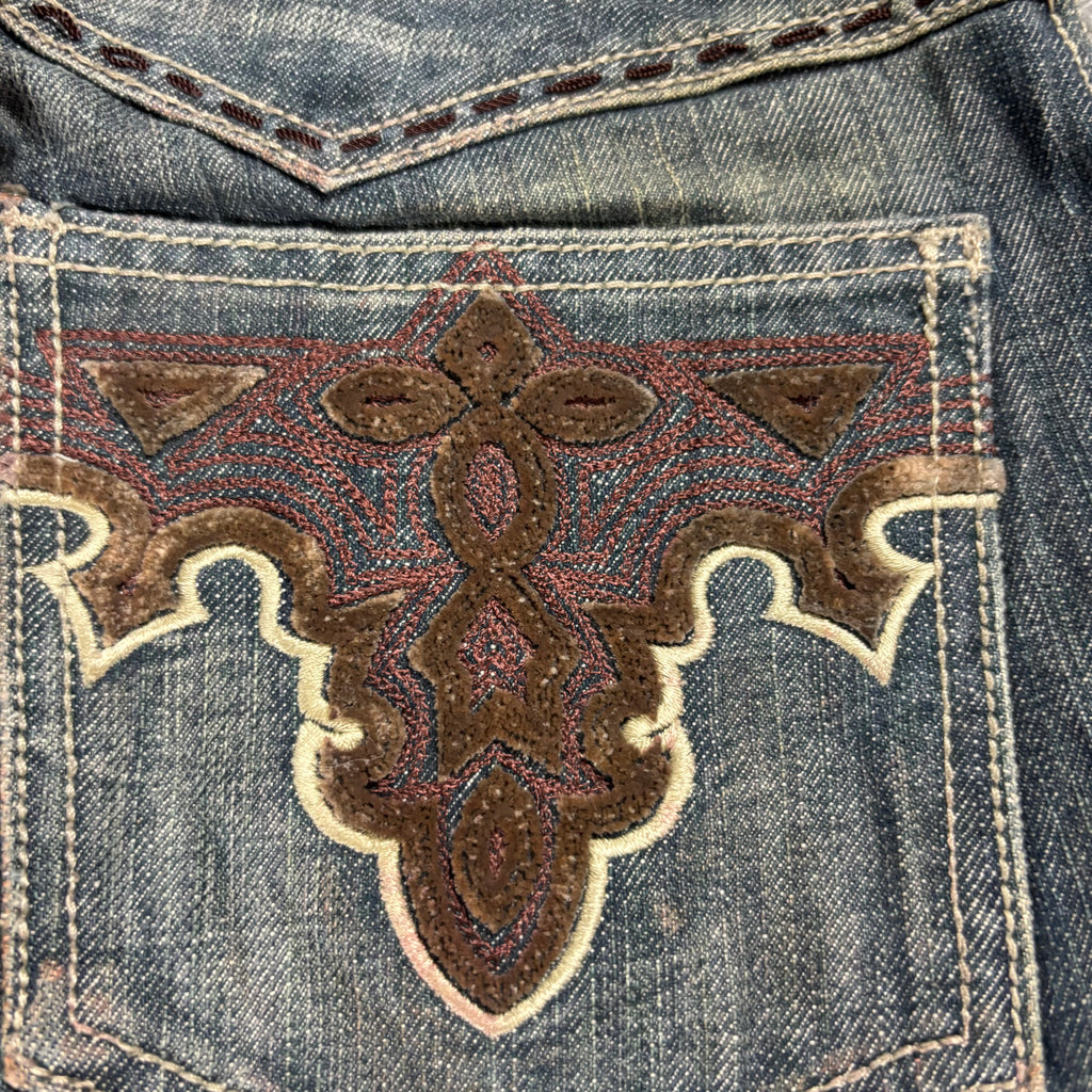 AA/Antik Denim Y2K Lowwaist bootcut Jeans /westernstyle women 90s 00s vintage (XS-S) /S31