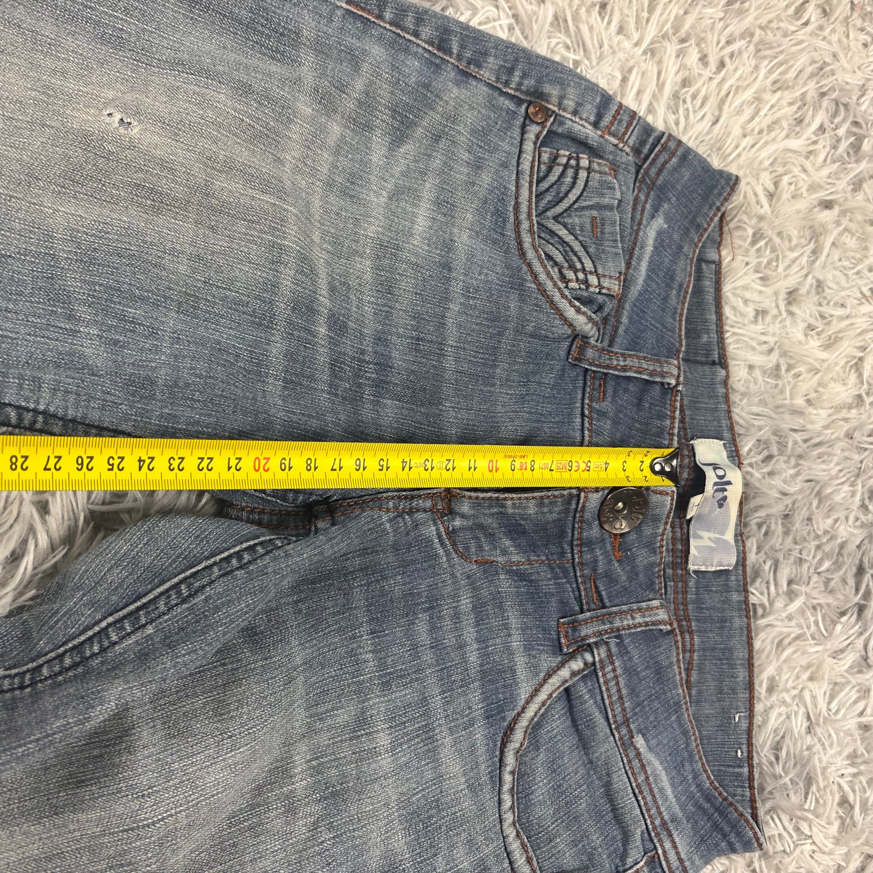 Süße Y2K Bootcut Lowwaist Jeans mit Backprint /women vintage 00s 90s baddie (XS) S18