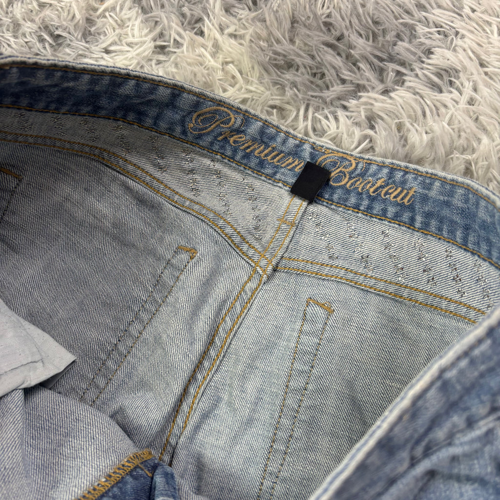 Lowwaist Bootcut Jeans (L)/vintage women streetwear flared 00s 90s (S1)